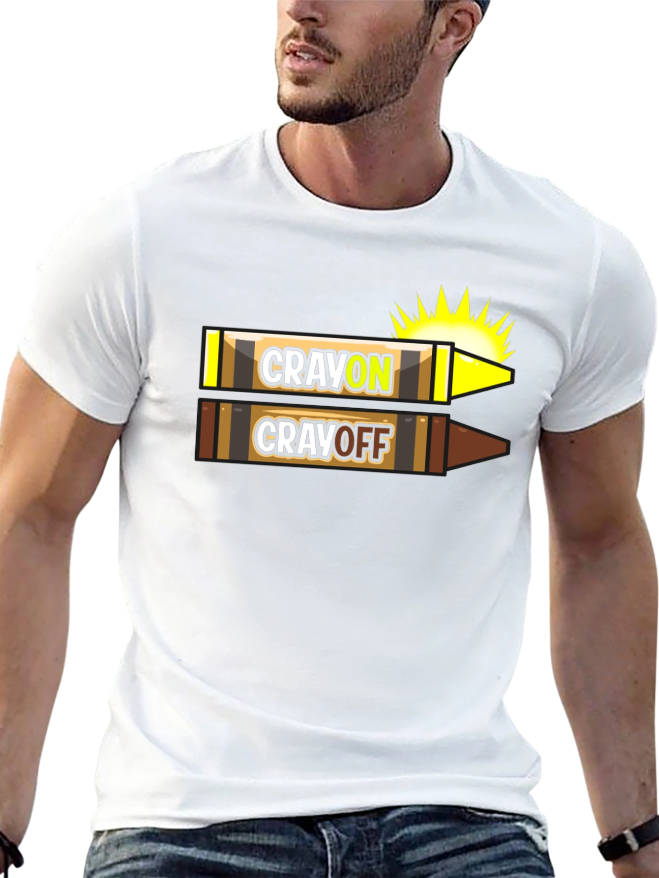 Camiseta CRAYON CRAYOFF Divertida para Artistas