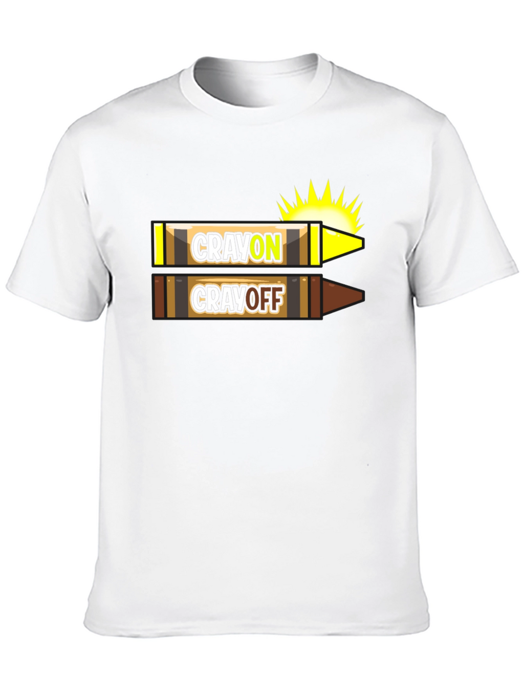 Camiseta CRAYON CRAYOFF Divertida para Artistas
