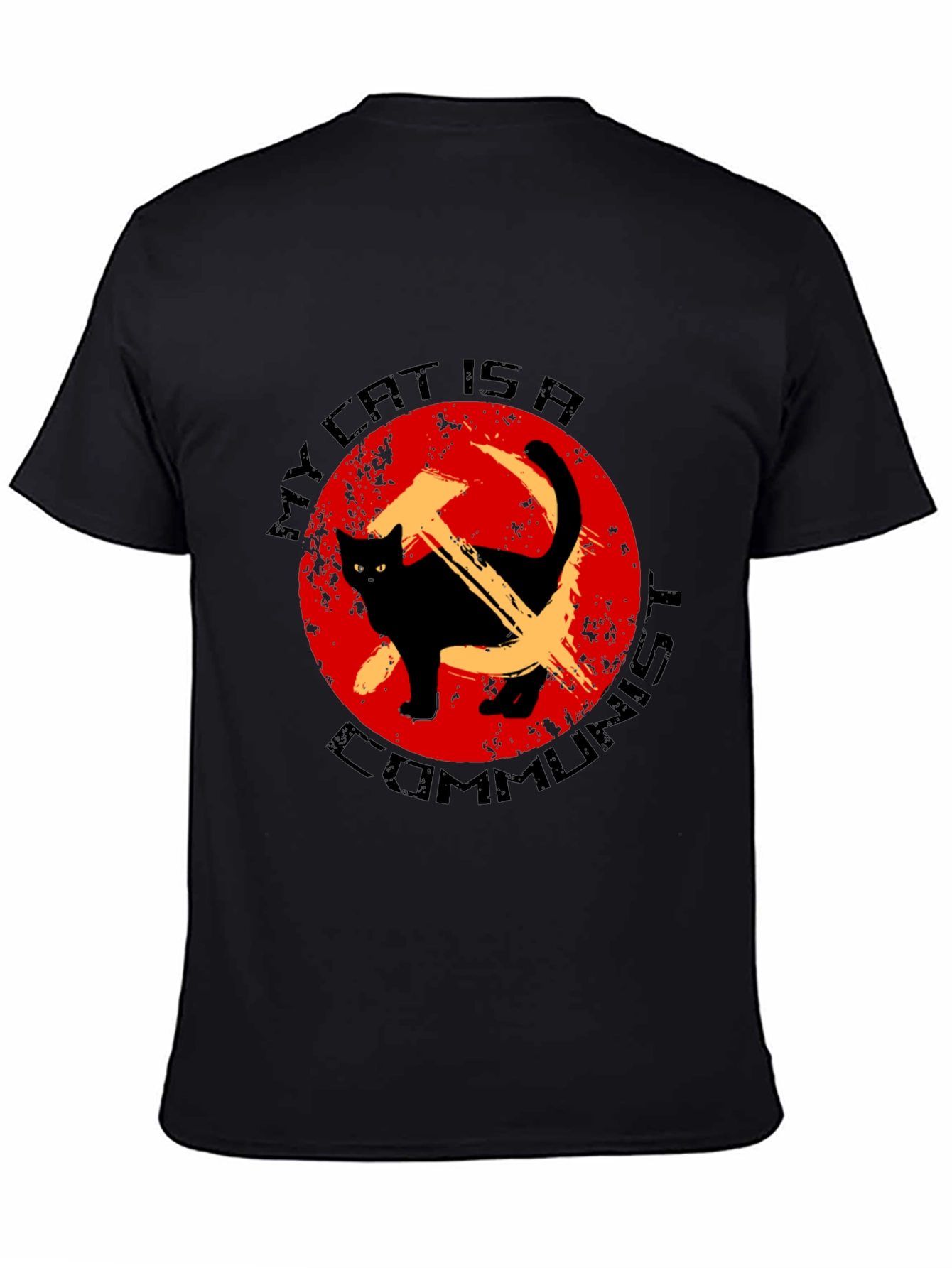 Camiseta Gato Comunista - Humor Revolucionario