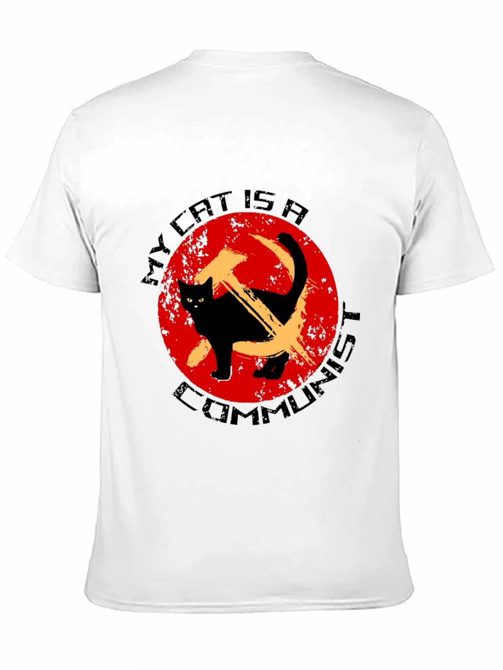 Camiseta Gato Comunista - Humor Revolucionario