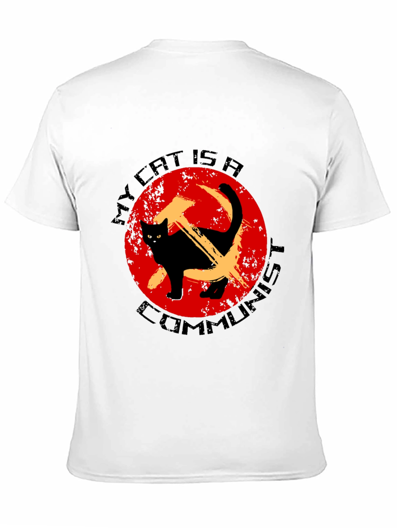 Camiseta Gato Comunista - Humor Revolucionario