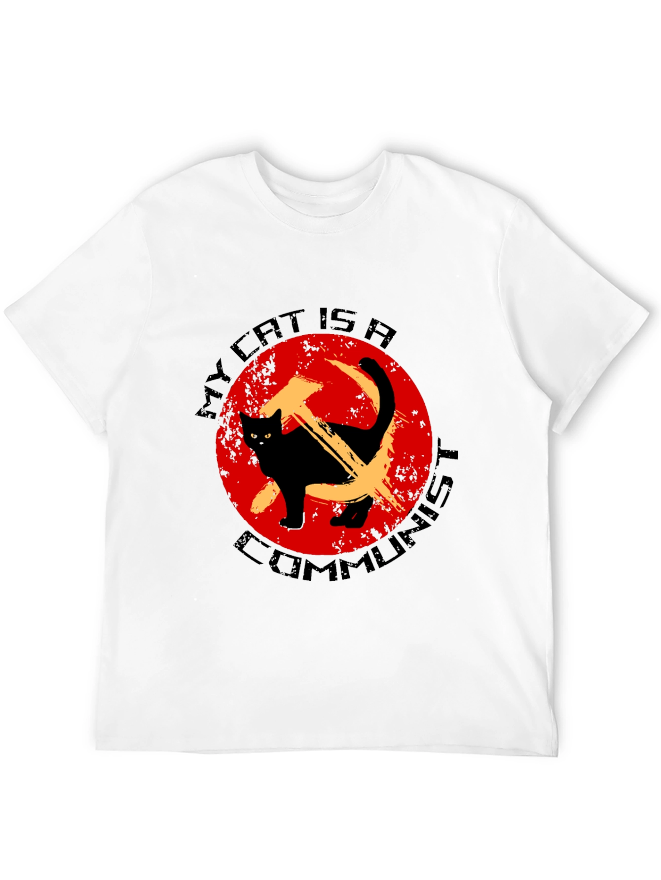 Camiseta Gato Comunista - Humor Revolucionario