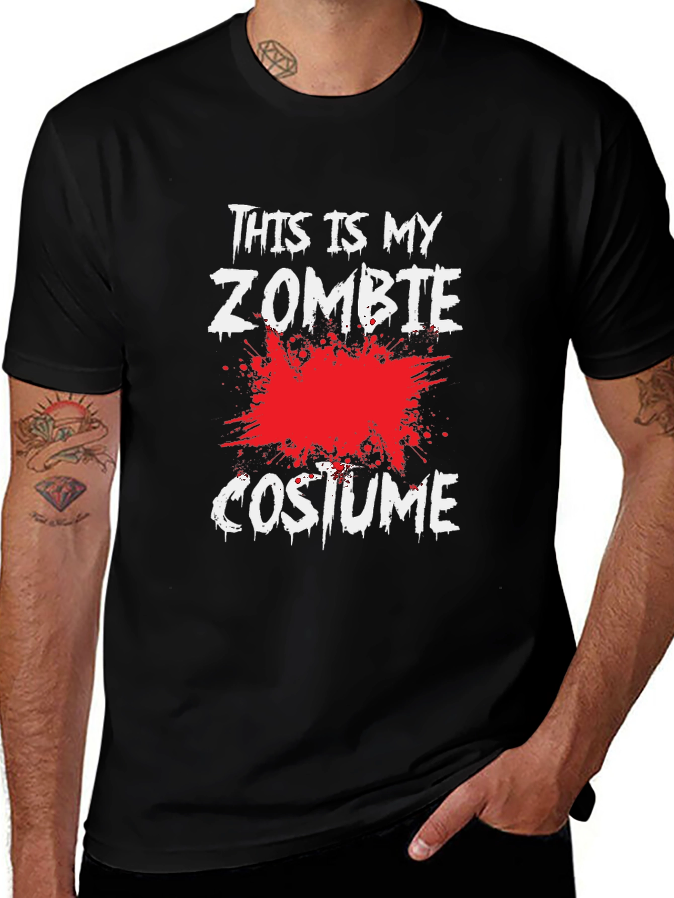 Camiseta Disfraz Zombie Halloween - ¡Sangrienta y Divertida!