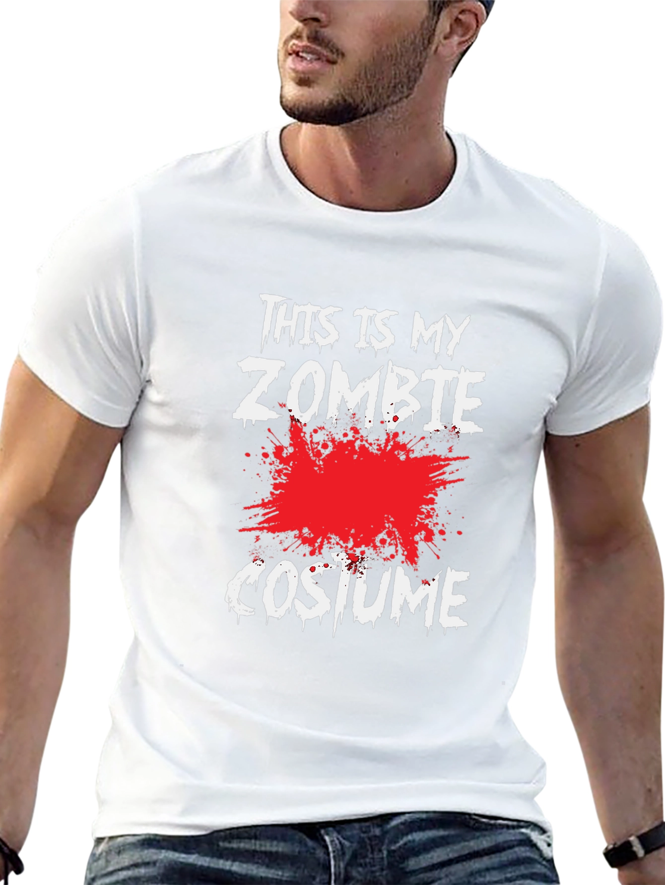 Camiseta Disfraz Zombie Halloween - ¡Sangrienta y Divertida!