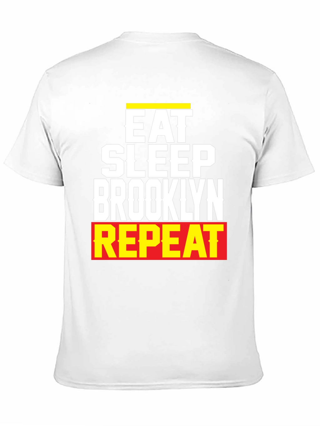 Camiseta Hombre Eat Sleep Brooklyn Repeat