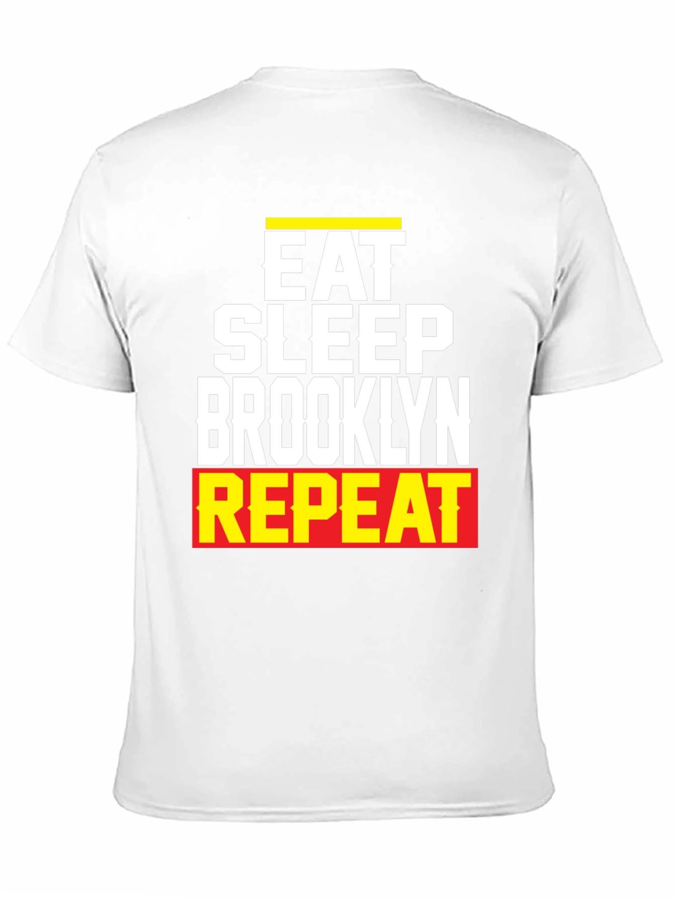 Camiseta Hombre Eat Sleep Brooklyn Repeat