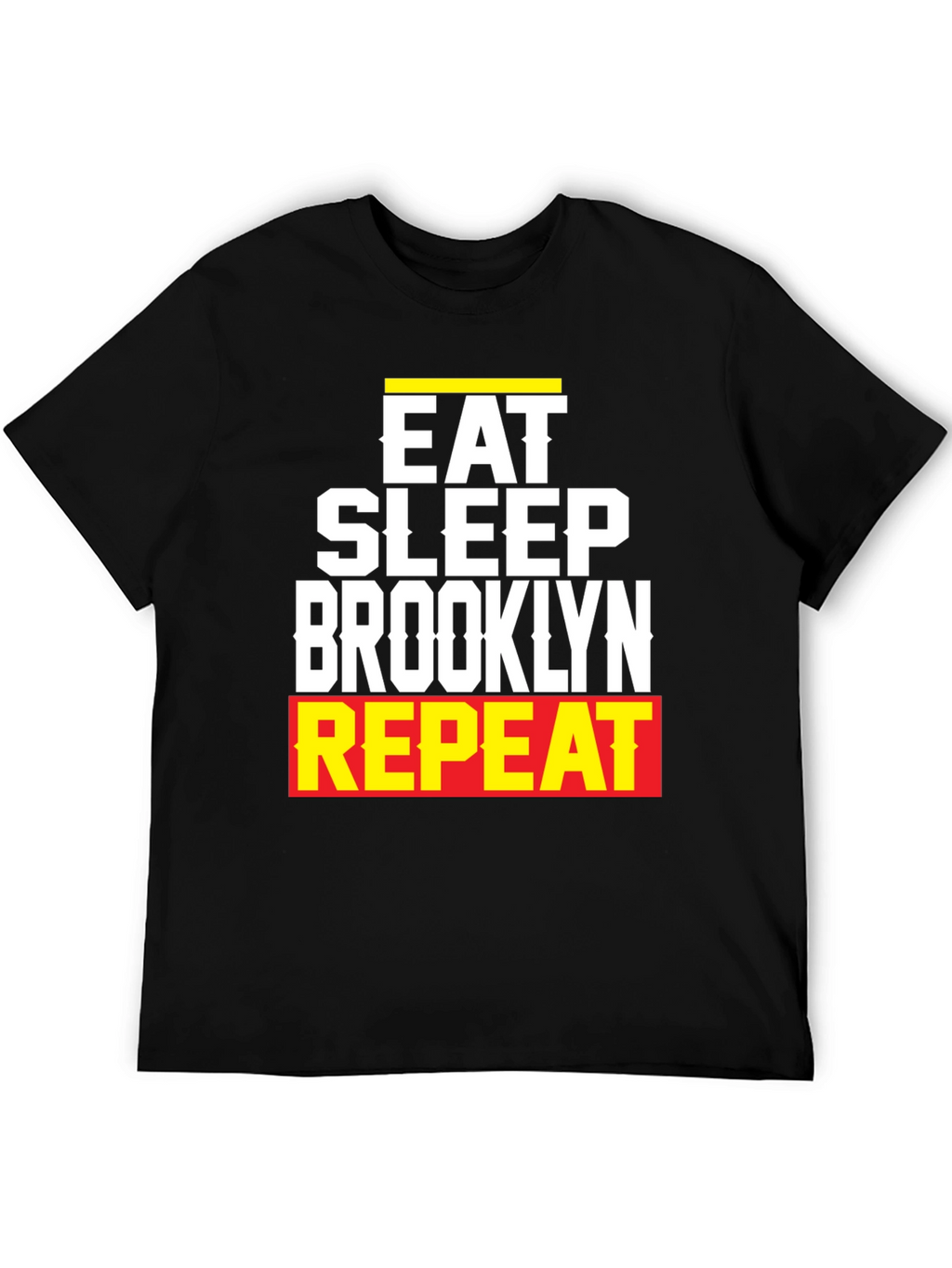 Camiseta Hombre Eat Sleep Brooklyn Repeat