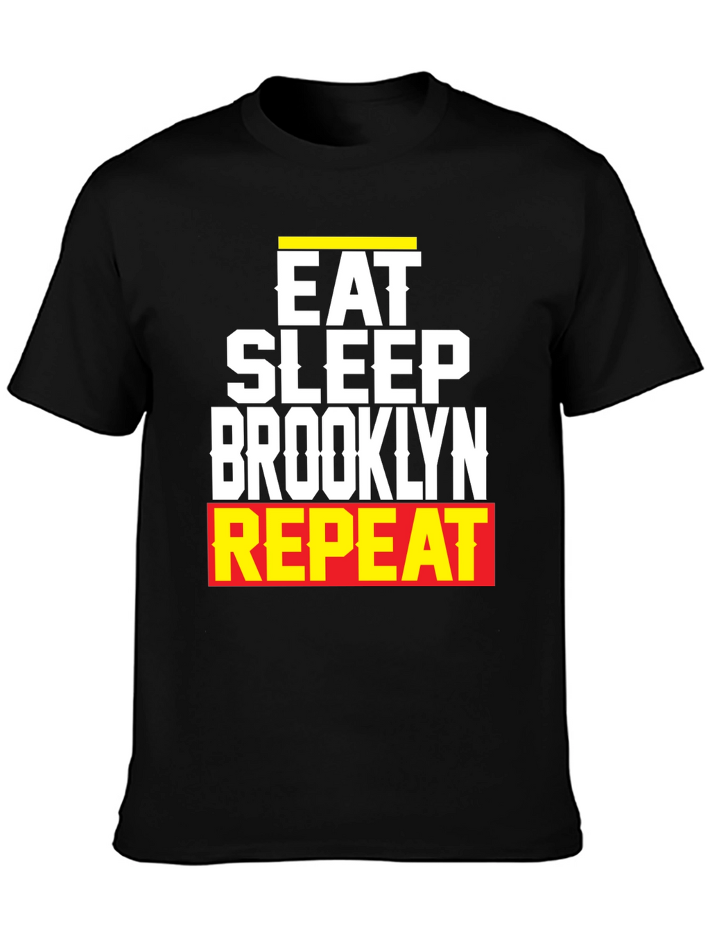 Camiseta Hombre Eat Sleep Brooklyn Repeat