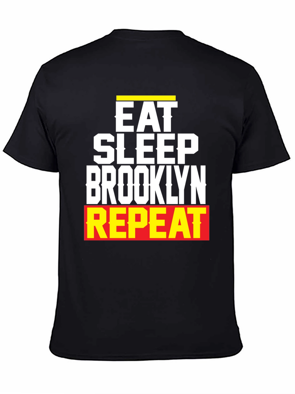 Camiseta Hombre Eat Sleep Brooklyn Repeat