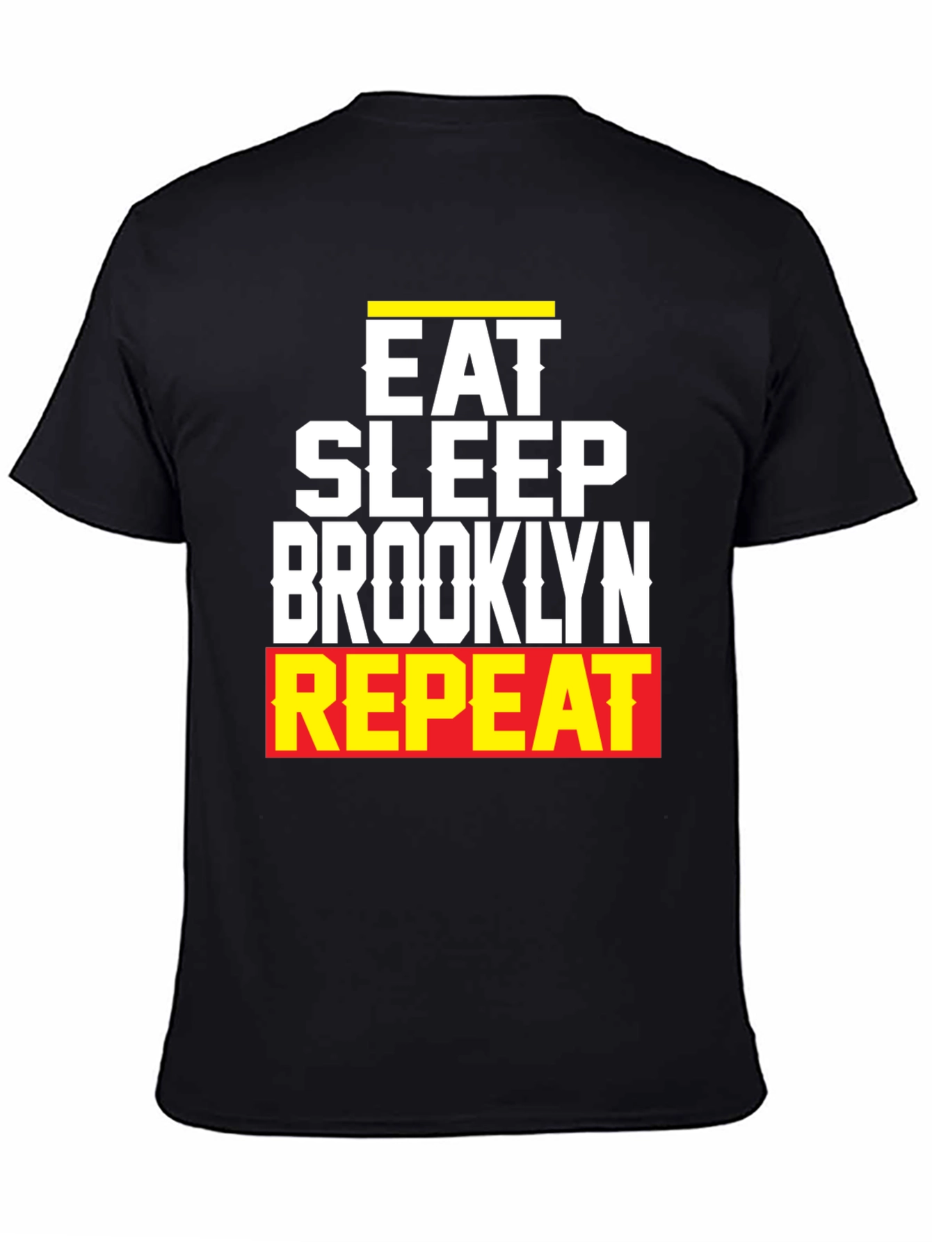Camiseta Hombre Eat Sleep Brooklyn Repeat