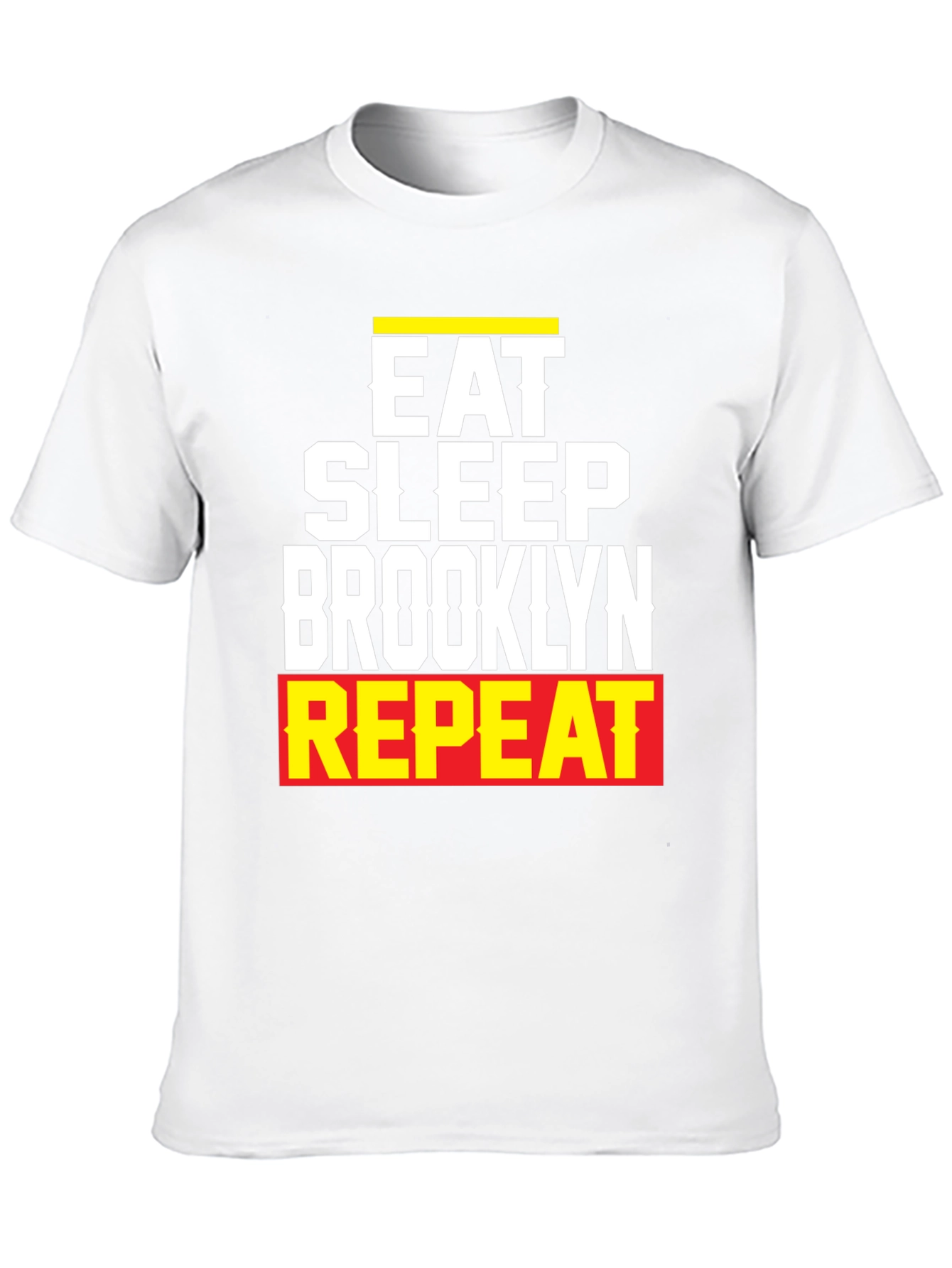 Camiseta Hombre Eat Sleep Brooklyn Repeat