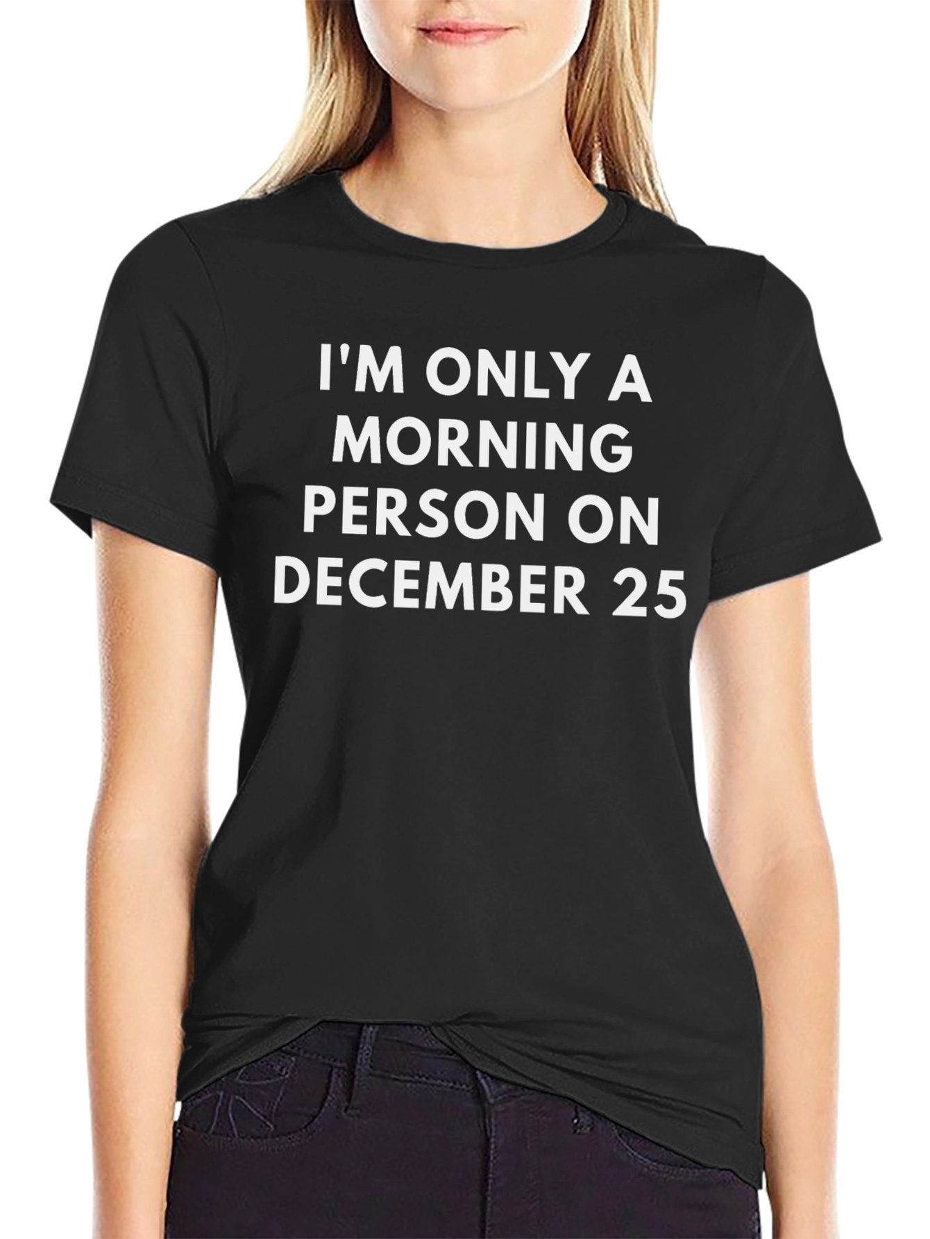 Camiseta Divertida: Solo Madrugo el 25 de Diciembre