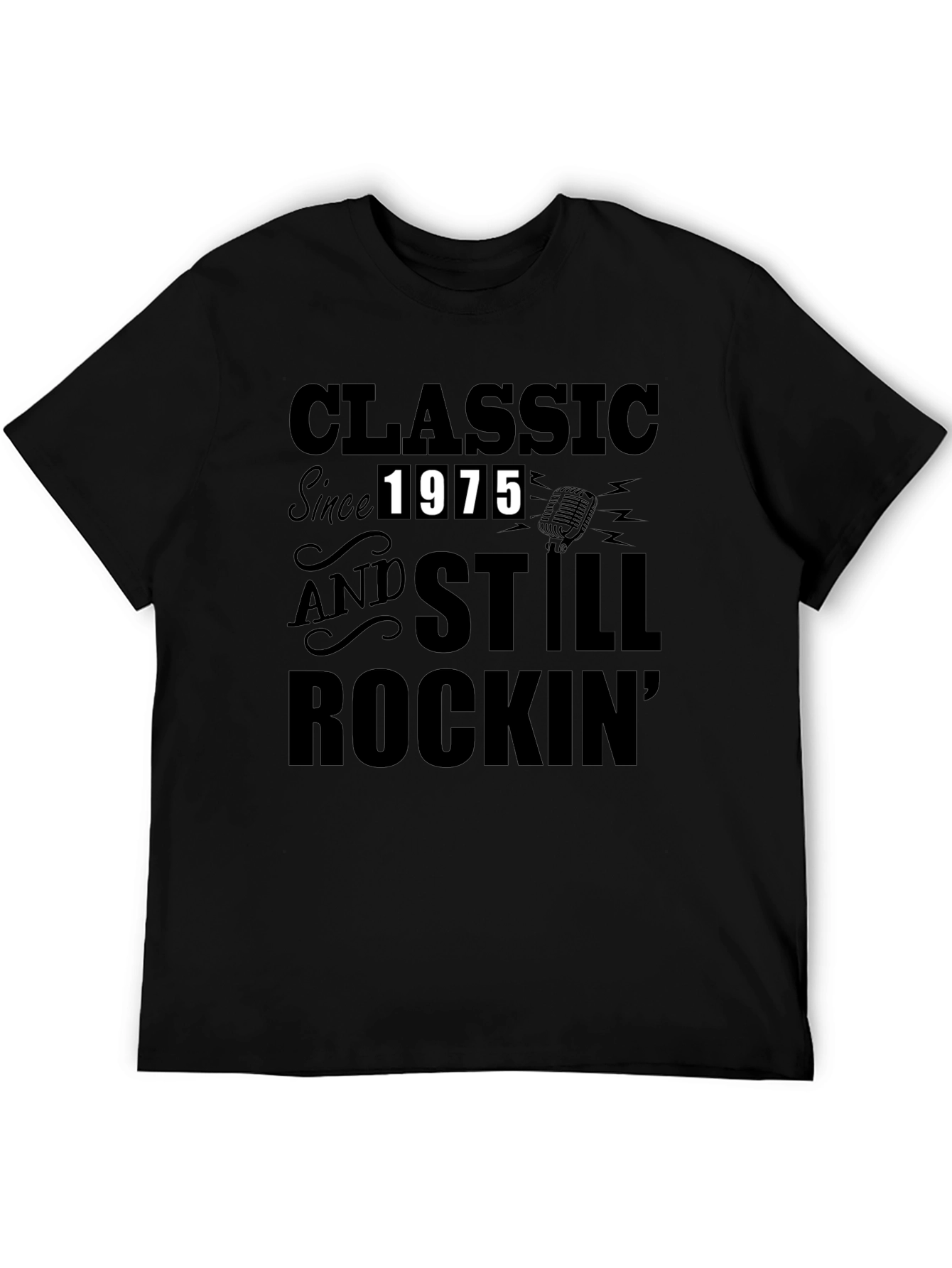 Camiseta Clásica Desde 1975 Rockin