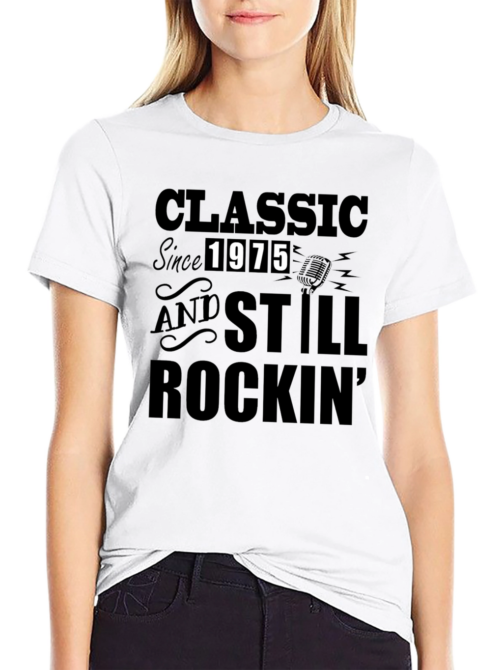 Camiseta Clásica Desde 1975 Rockin