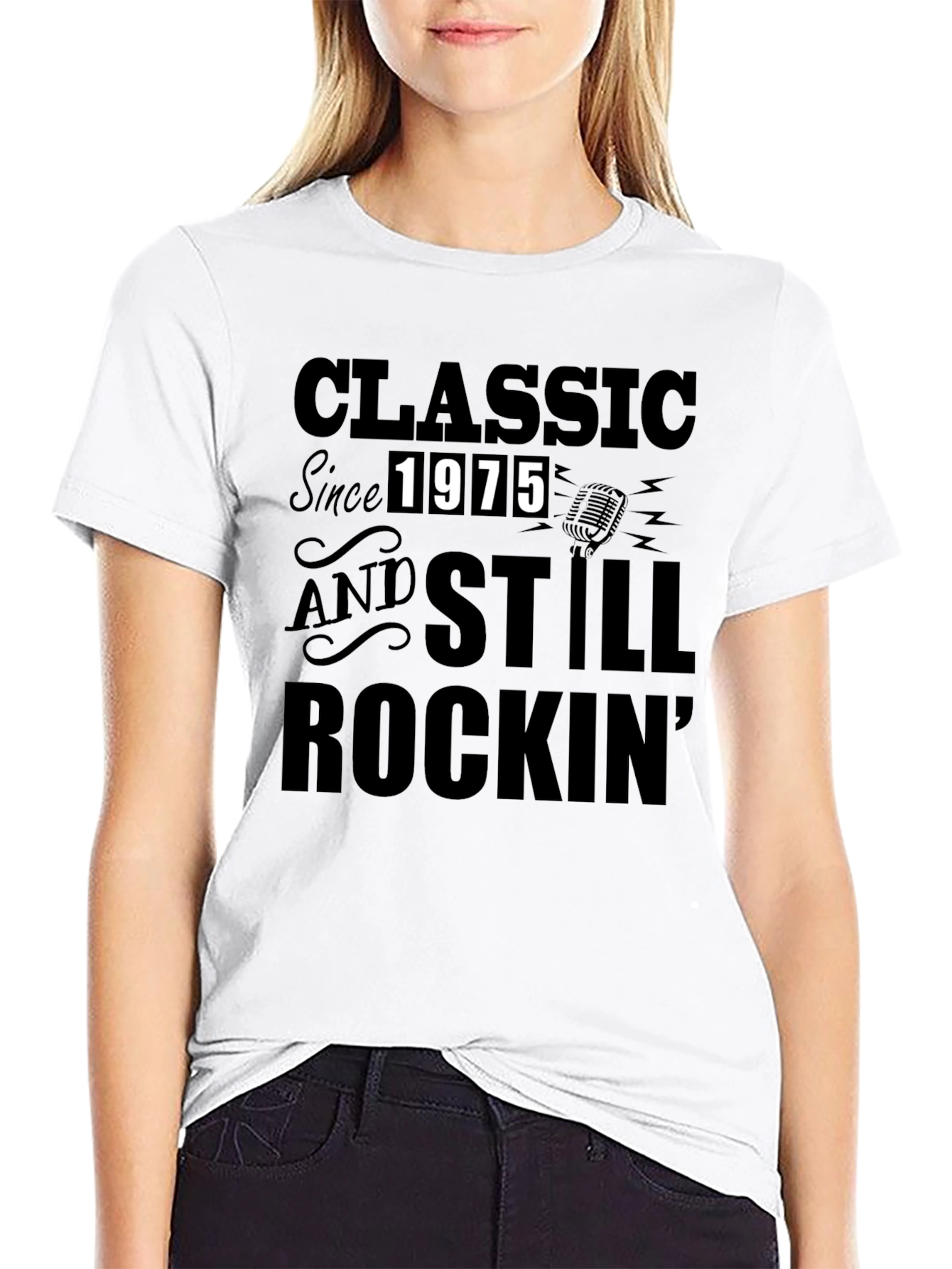 Camiseta Clásica Desde 1975 Rockin