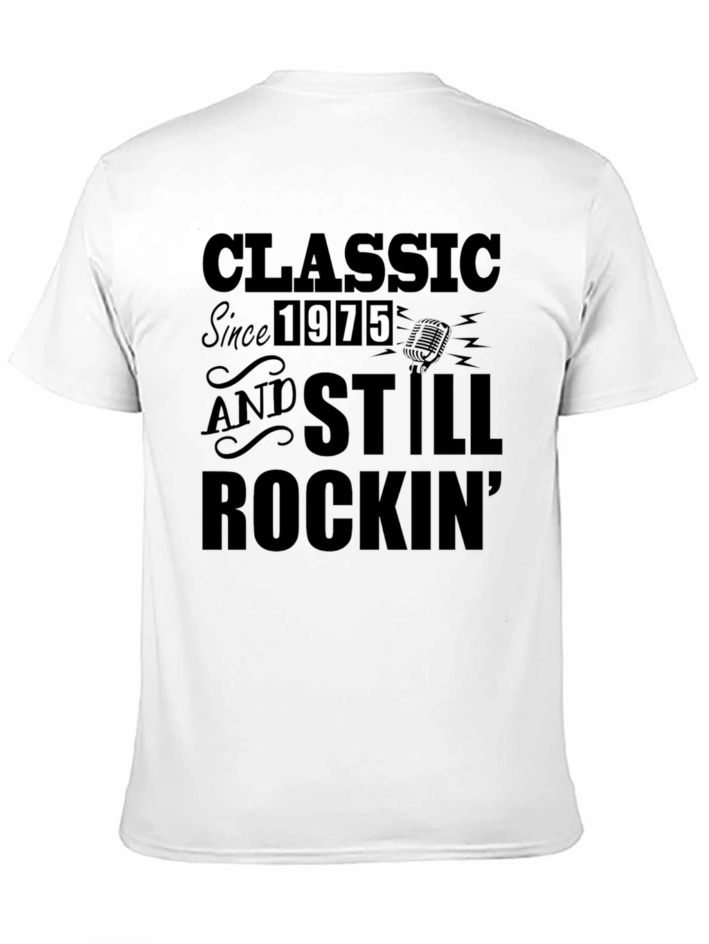 Camiseta Clásica Desde 1975 Rockin