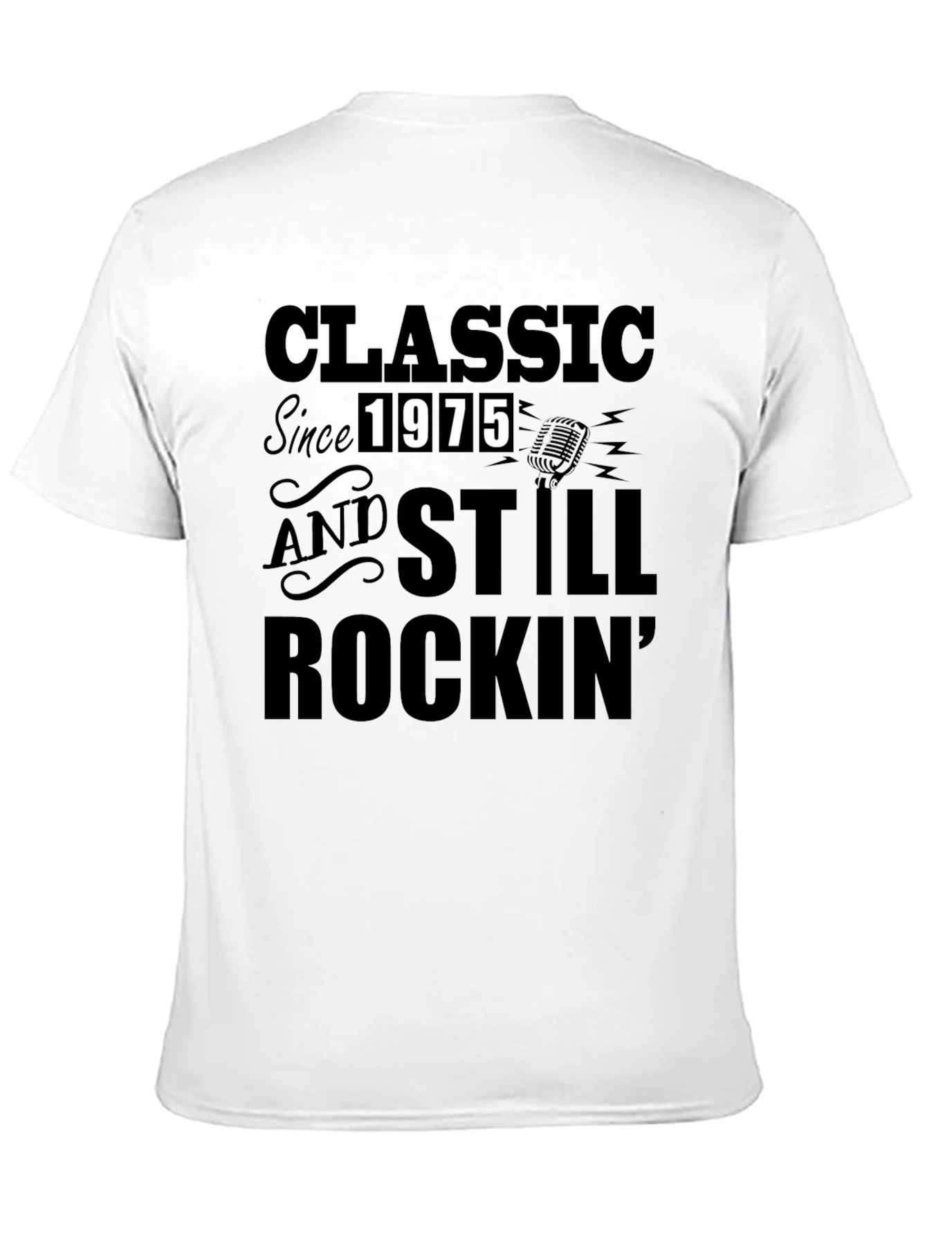 Camiseta Clásica Desde 1975 Rockin
