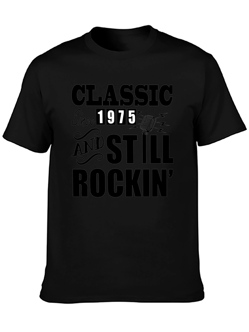 Camiseta Clásica Desde 1975 Rockin