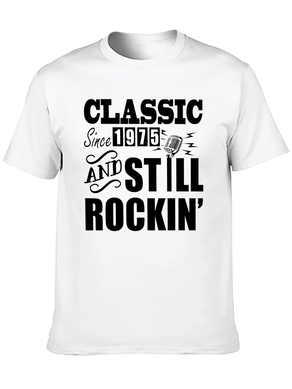 Camiseta Clásica Desde 1975 Rockin