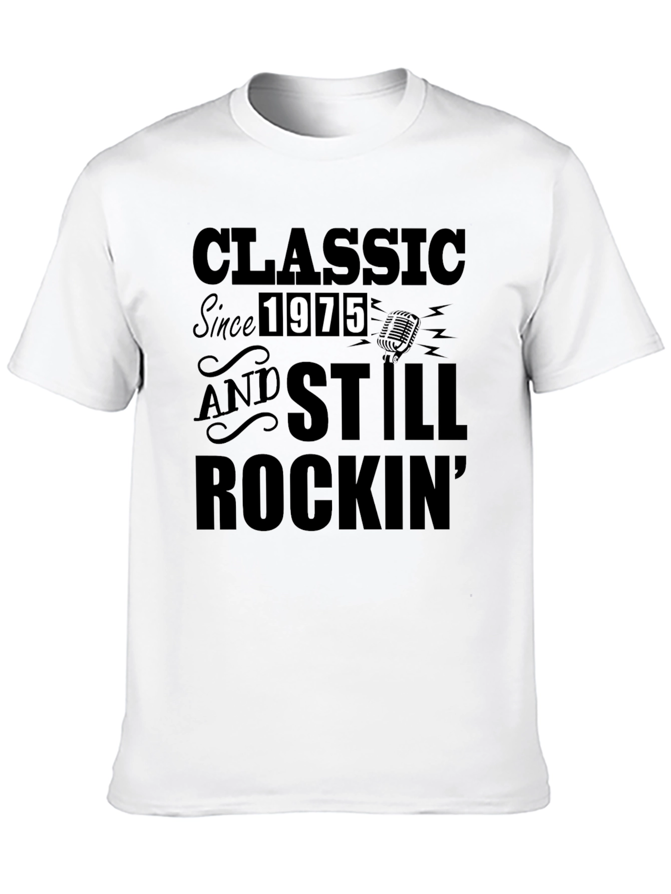 Camiseta Clásica Desde 1975 Rockin