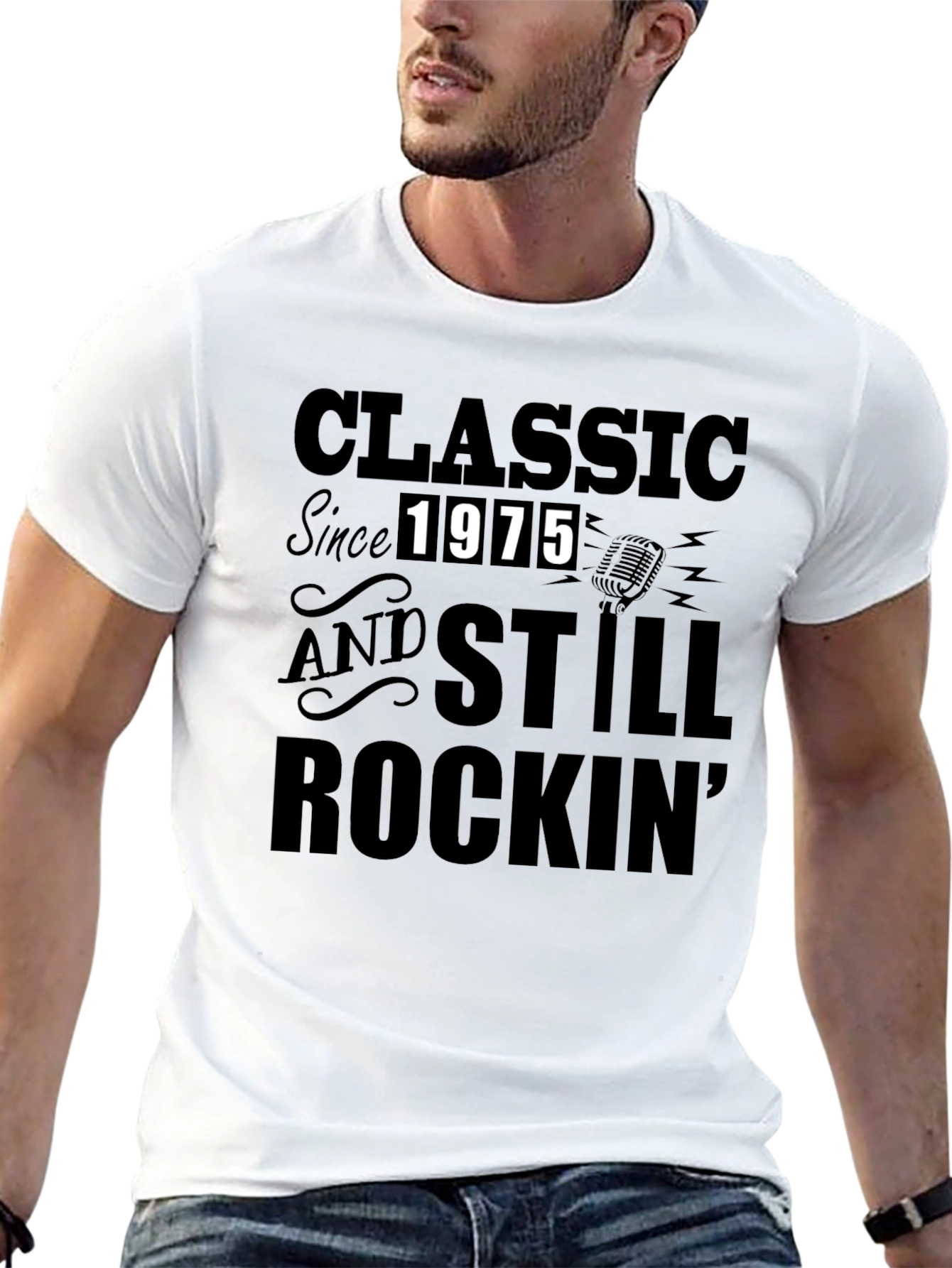 Camiseta Clásica Desde 1975 Rockin
