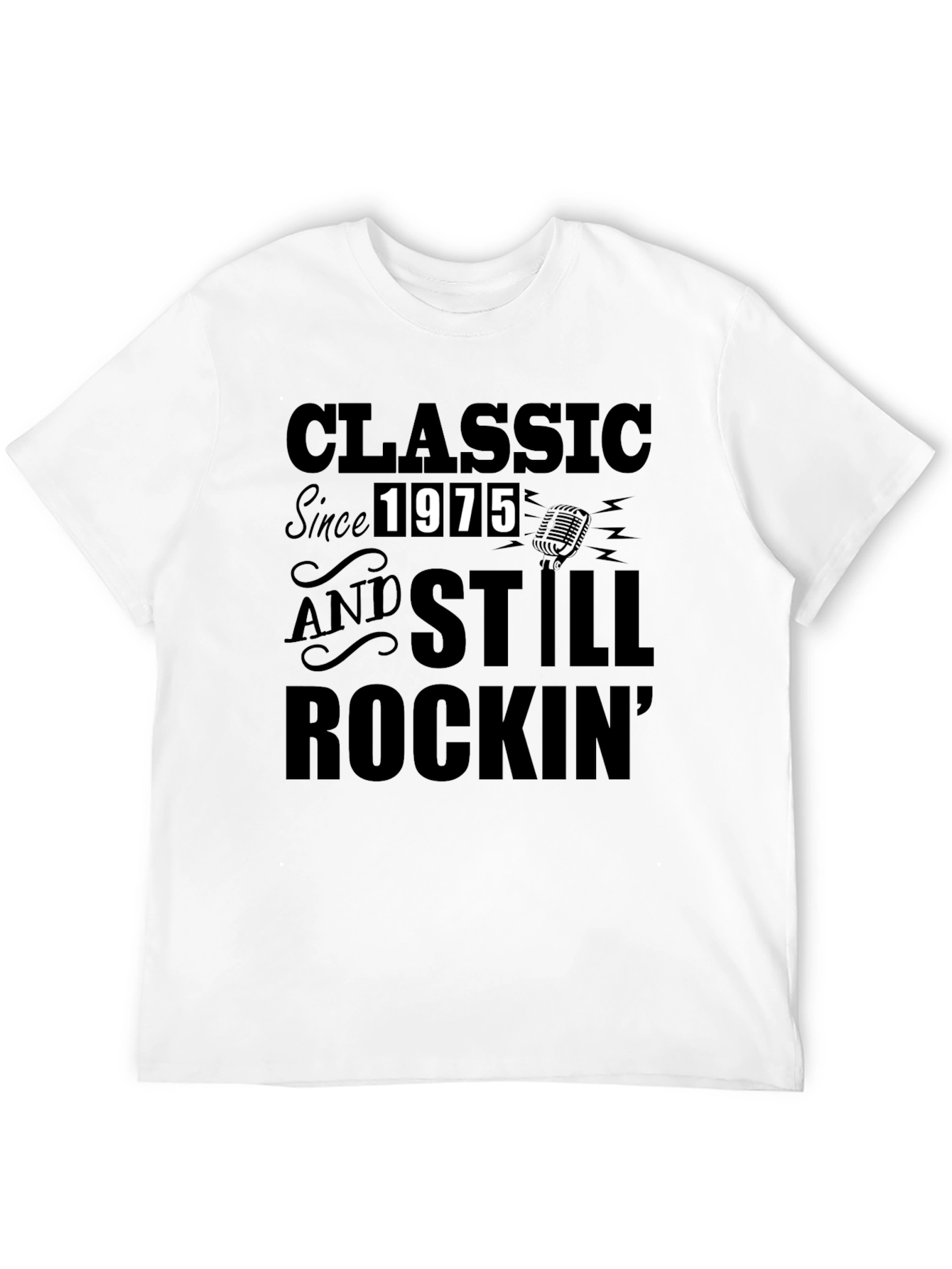 Camiseta Clásica Desde 1975 Rockin