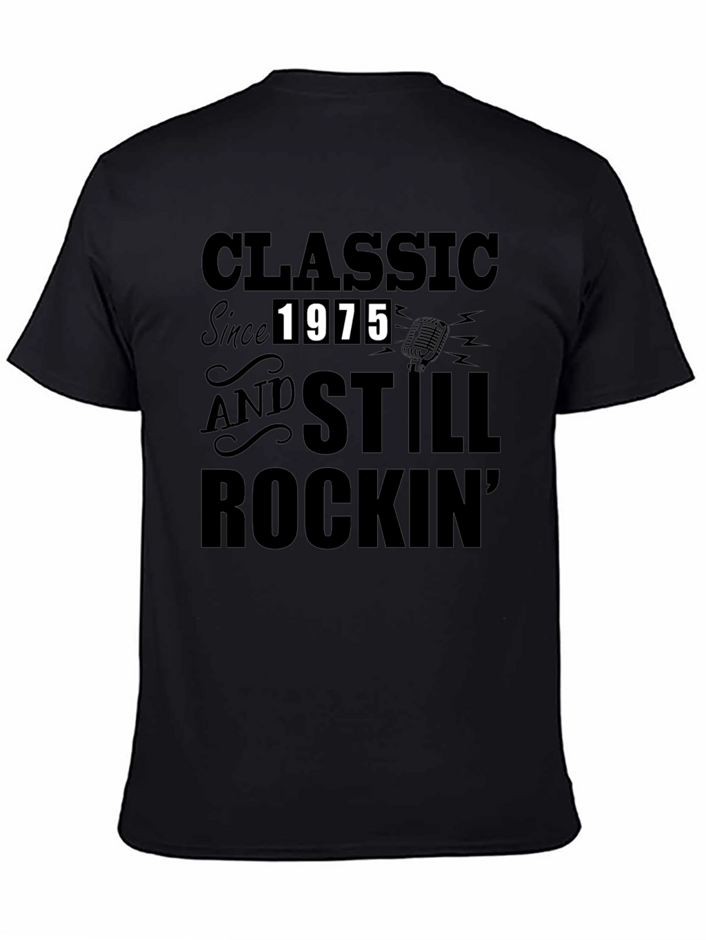 Camiseta Clásica Desde 1975 Rockin