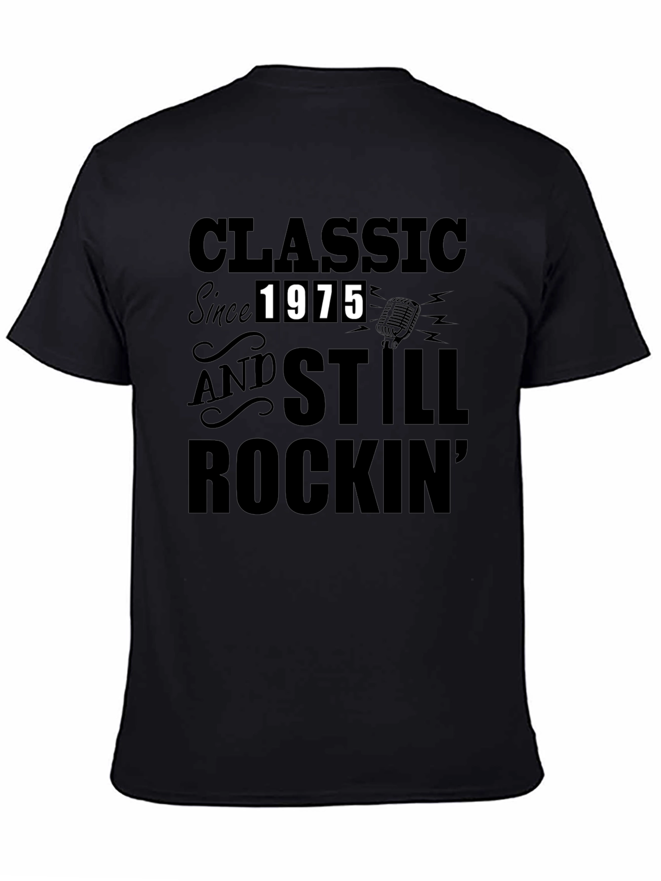 Camiseta Clásica Desde 1975 Rockin