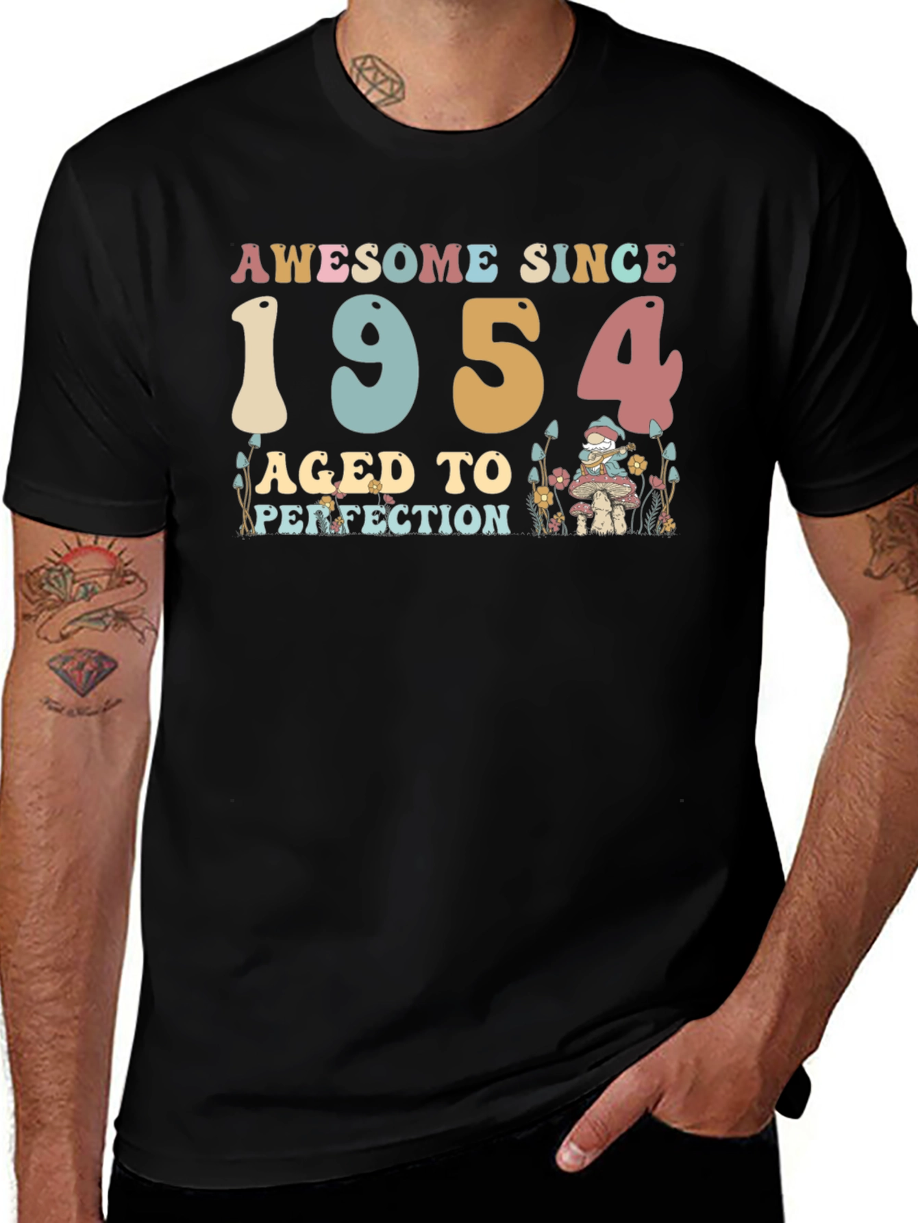 Camiseta Awesome Since 1954: Un Regalo de Cumpleaños Genial