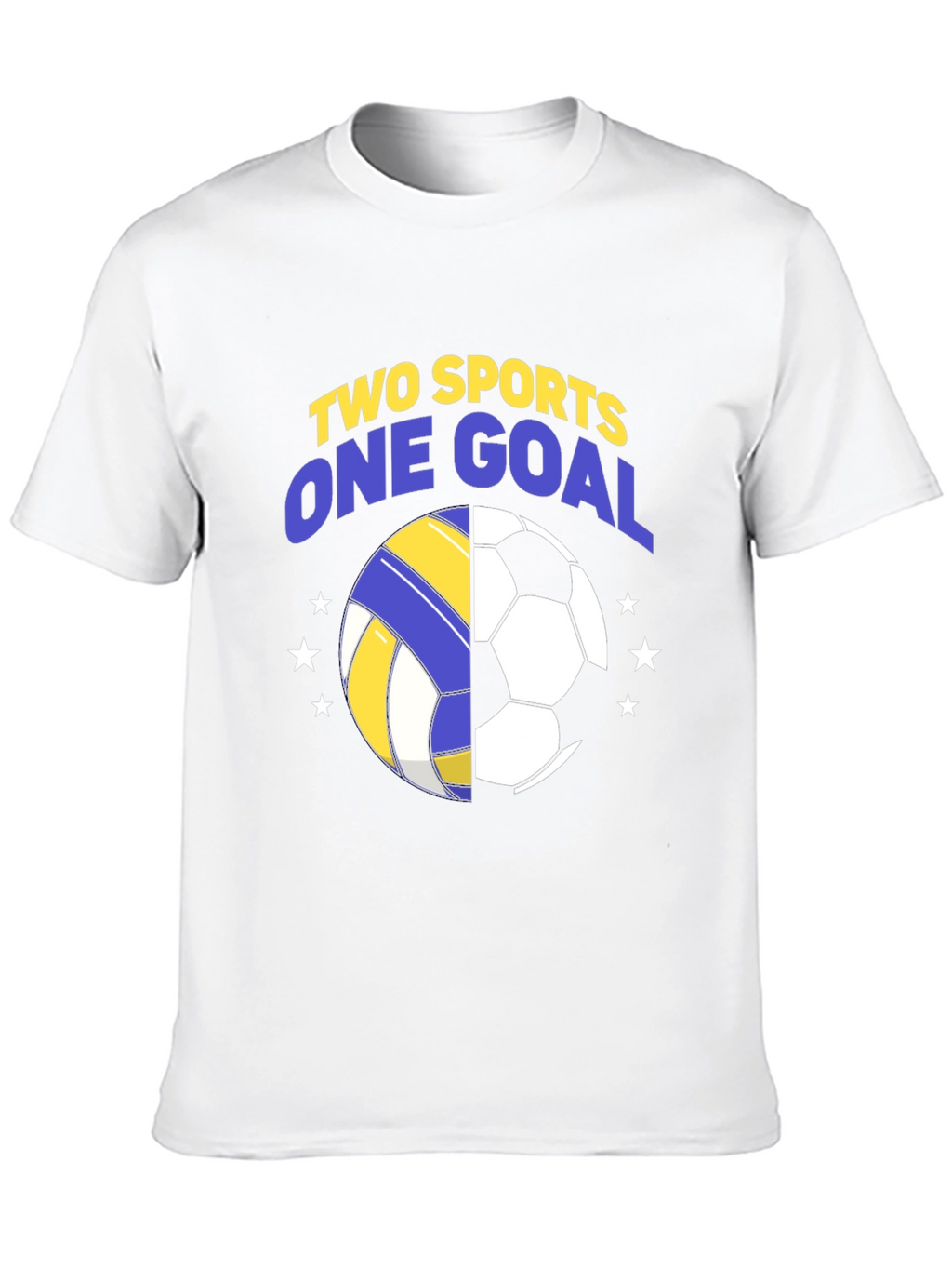 Camiseta Hombre Negra Fútbol y Voleibol