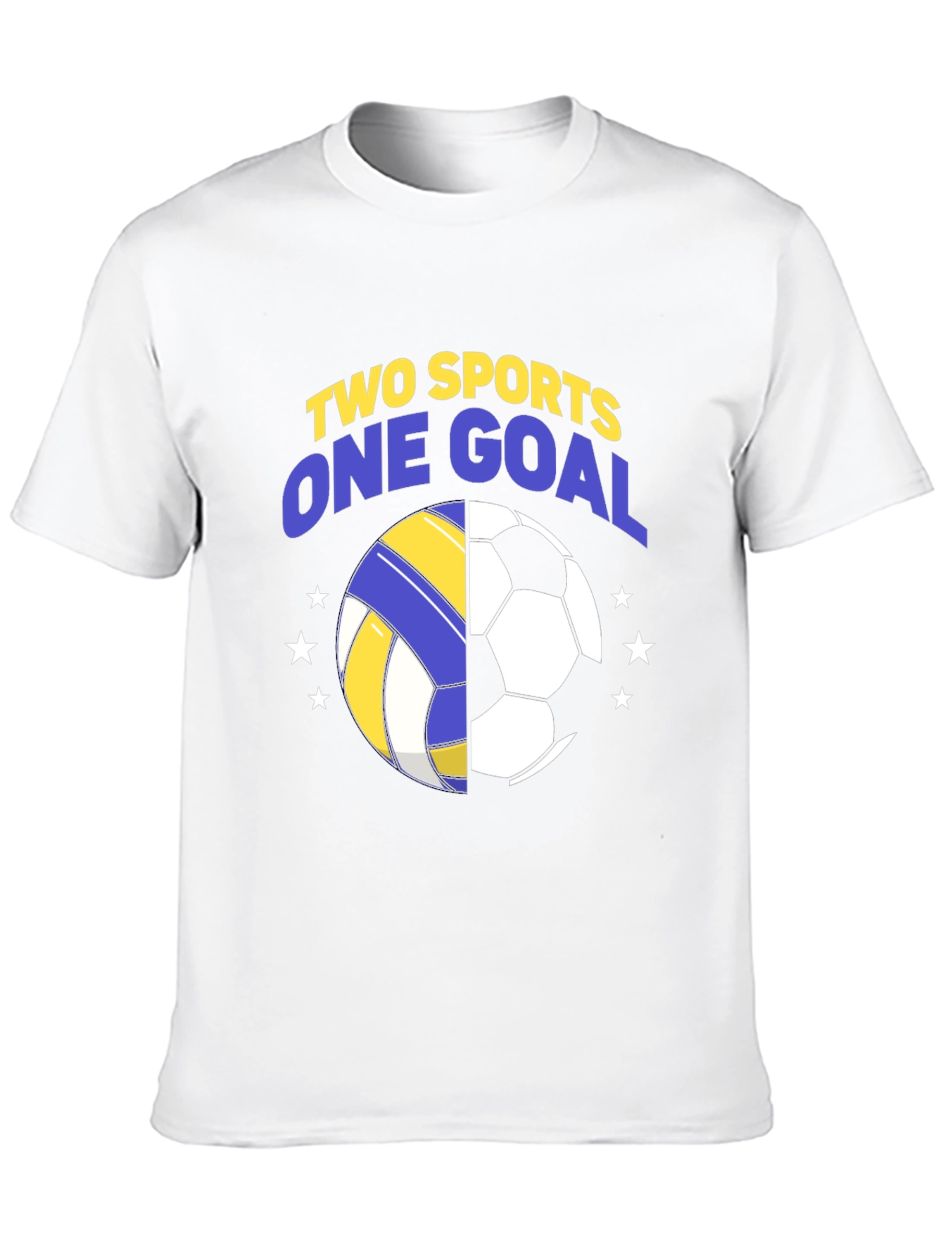 Camiseta Hombre Negra Fútbol y Voleibol