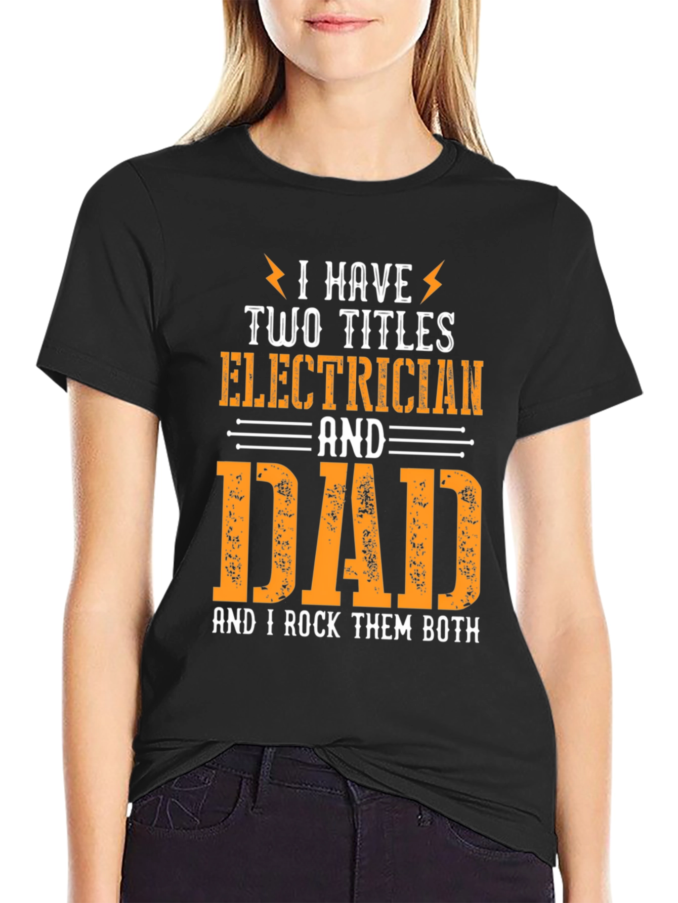 Camiseta Hombre Electricista y Papá - ¡Las Dos Cosas!