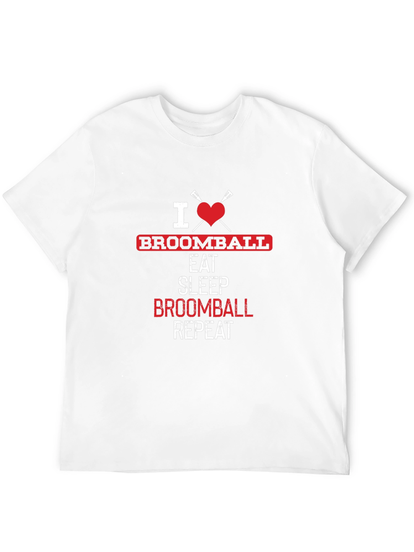 Camiseta Amo Broomball: Come Duerme Repite