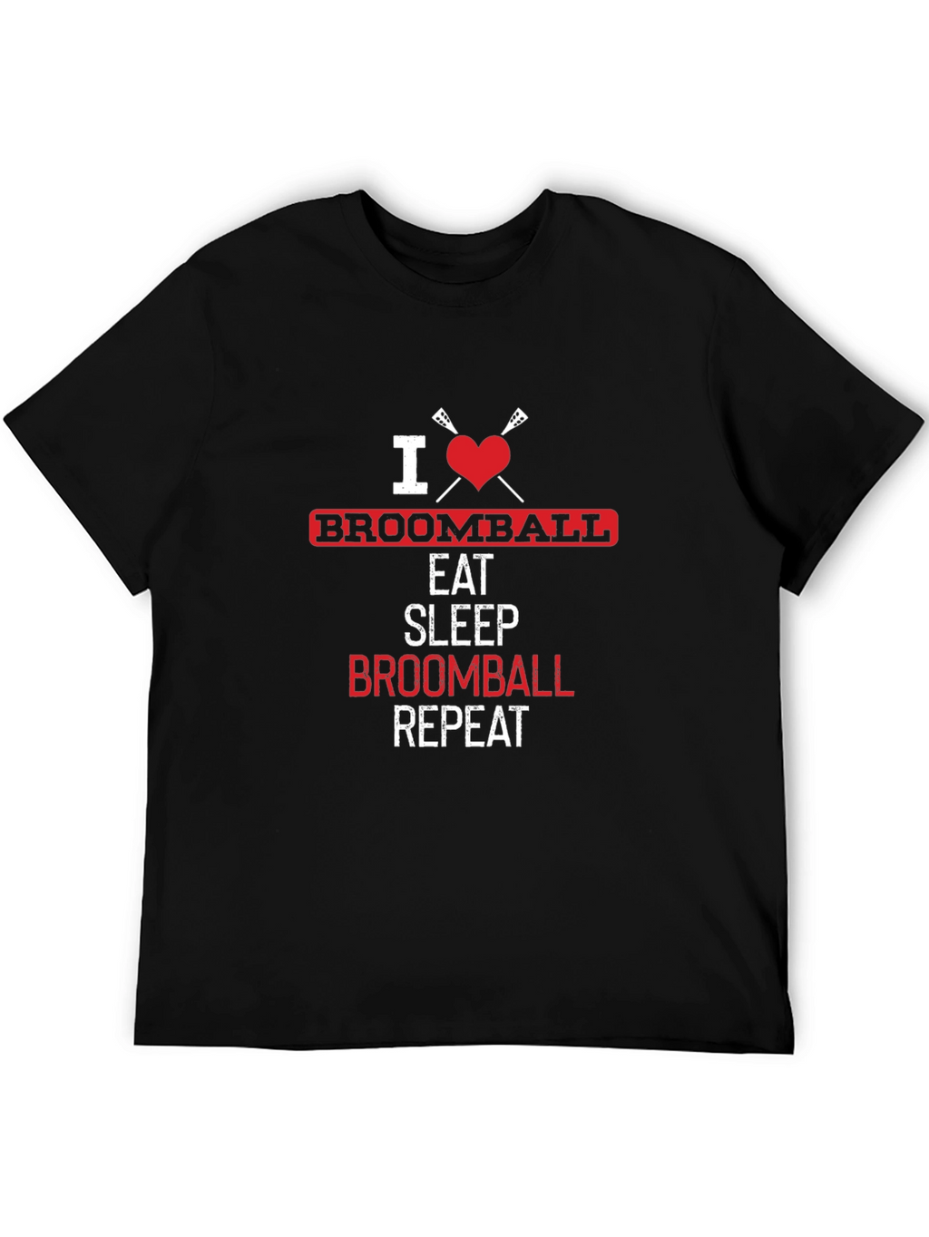Camiseta Amo Broomball: Come Duerme Repite