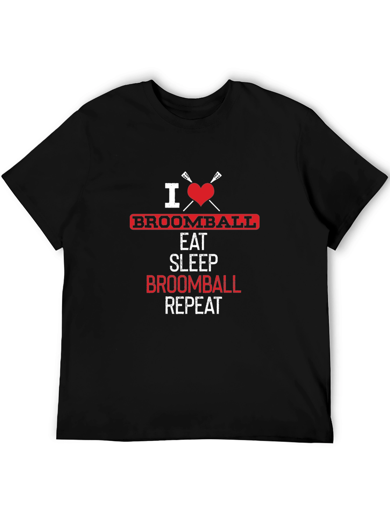 Camiseta Amo Broomball: Come Duerme Repite