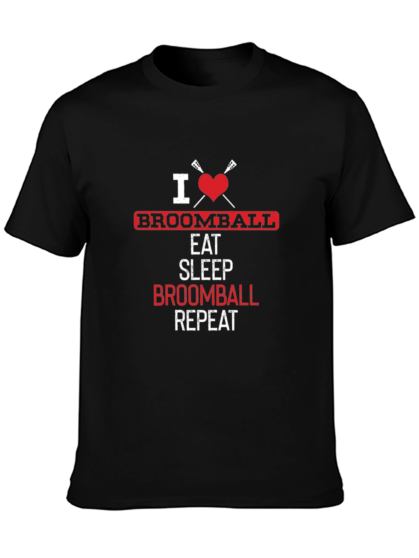 Camiseta Amo Broomball: Come Duerme Repite