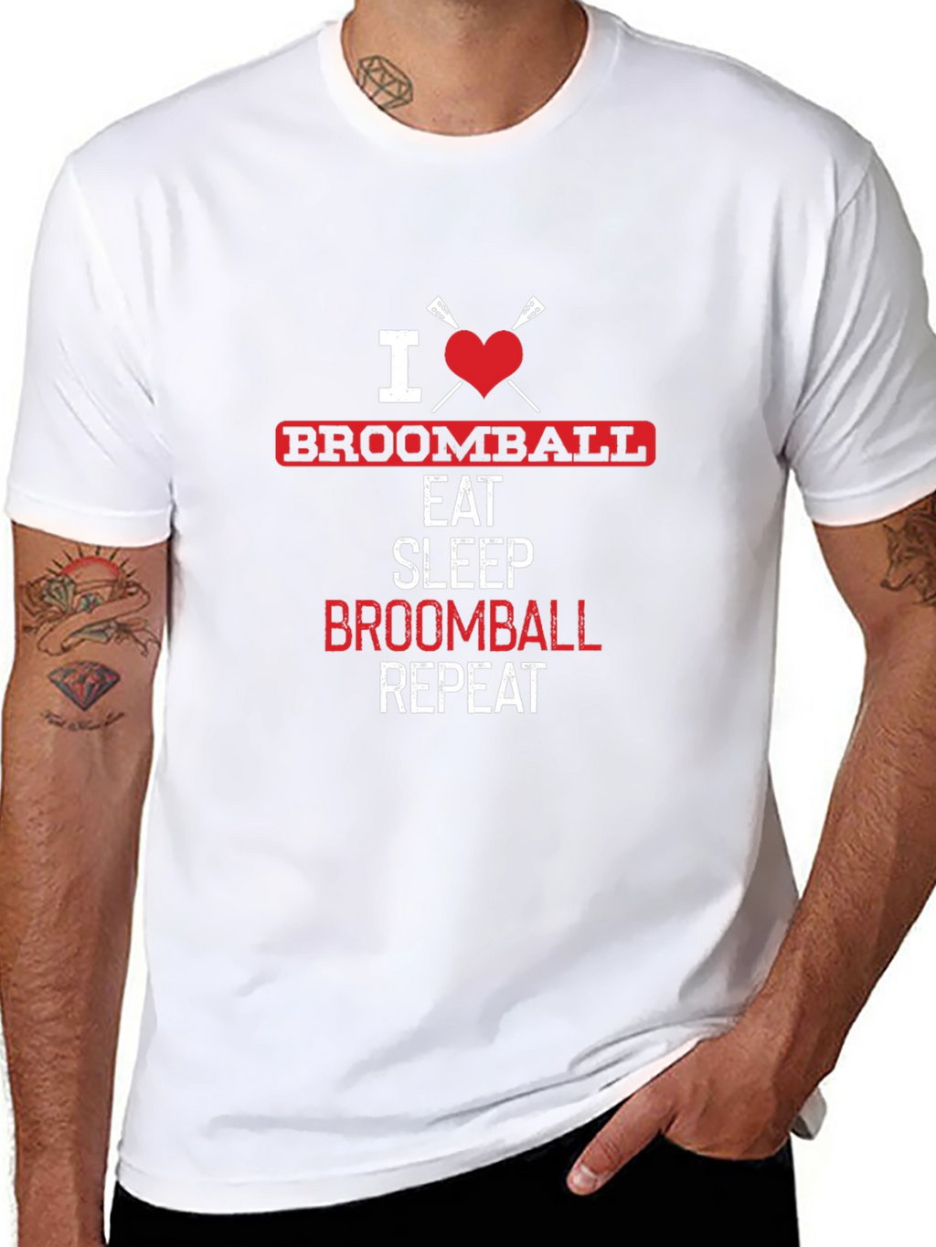 Camiseta Amo Broomball: Come Duerme Repite