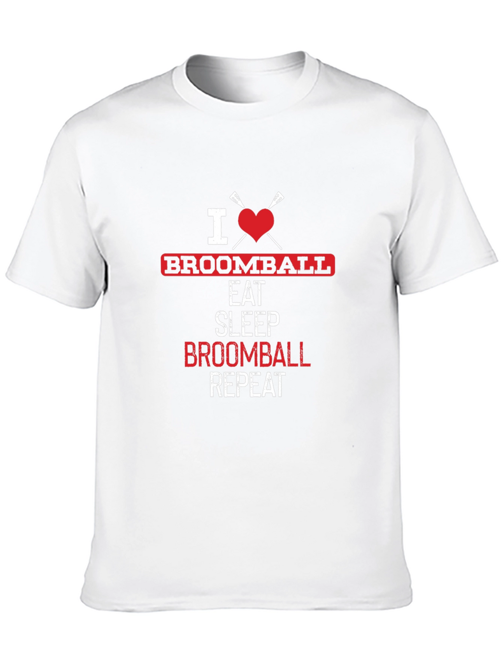 Camiseta Amo Broomball: Come Duerme Repite