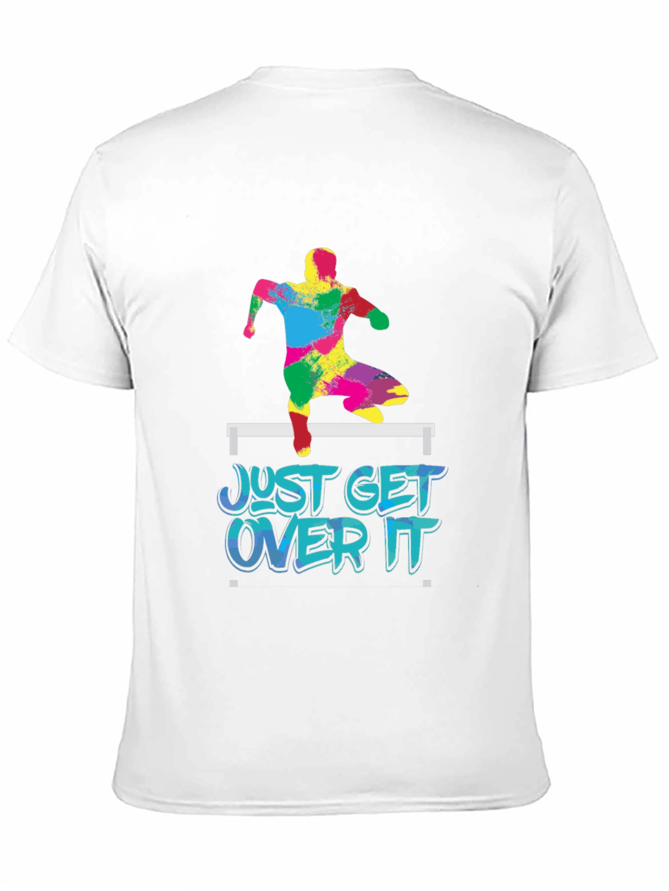 Camiseta Hombre Negra - Just Get Over It