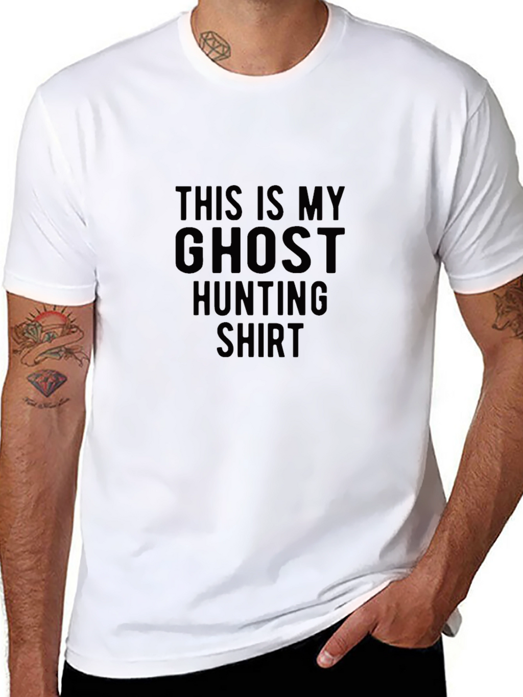 Camiseta Cazafantasmas Divertida para Hombre