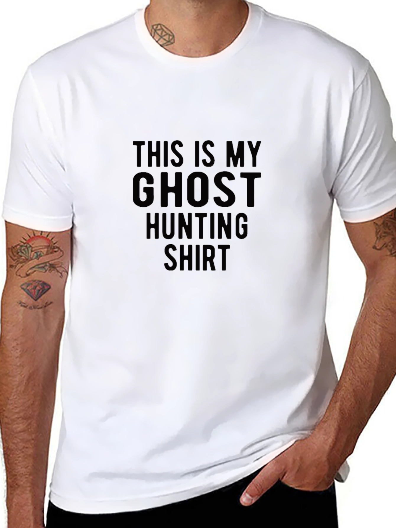 Camiseta Cazafantasmas Divertida para Hombre