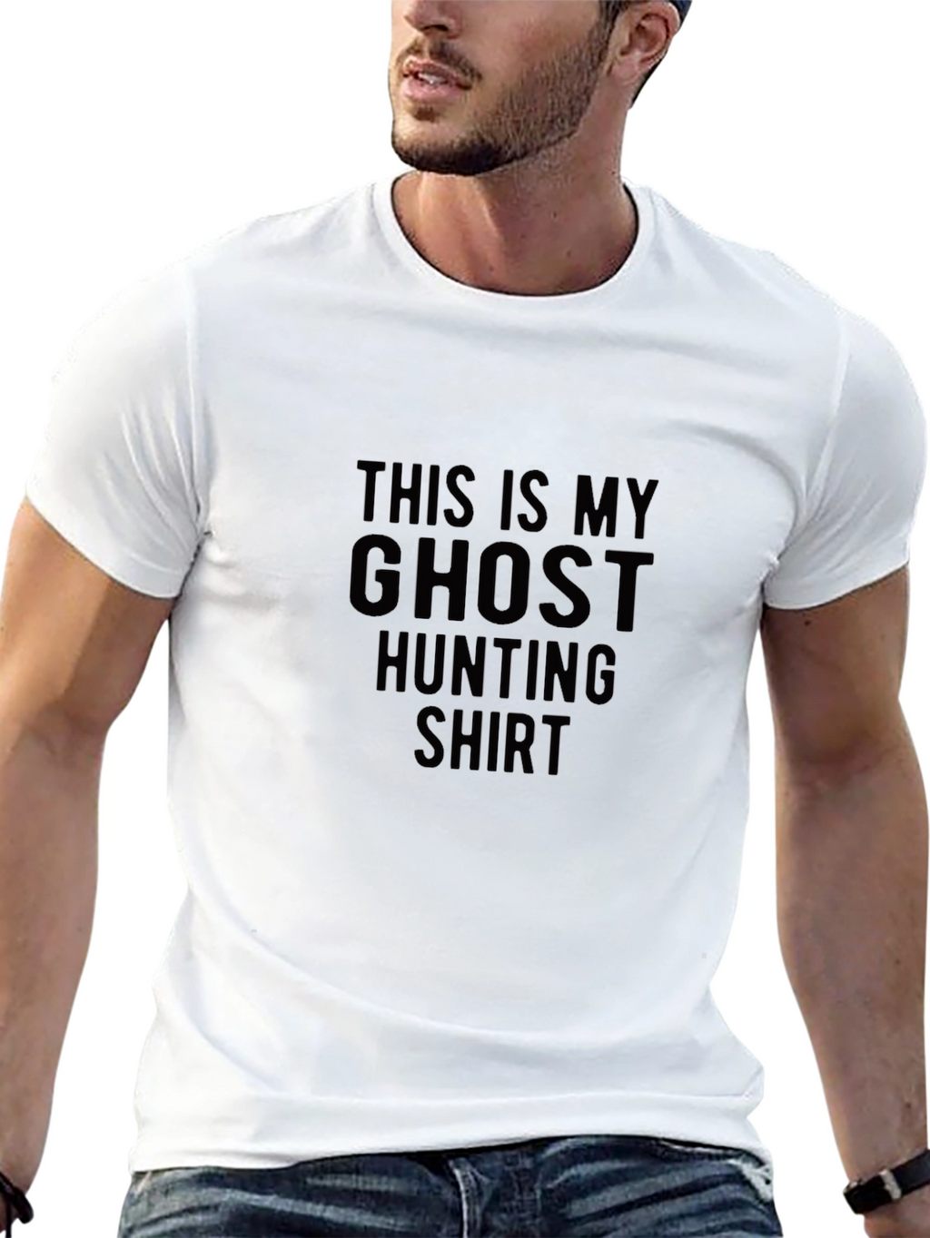 Camiseta Cazafantasmas Divertida para Hombre