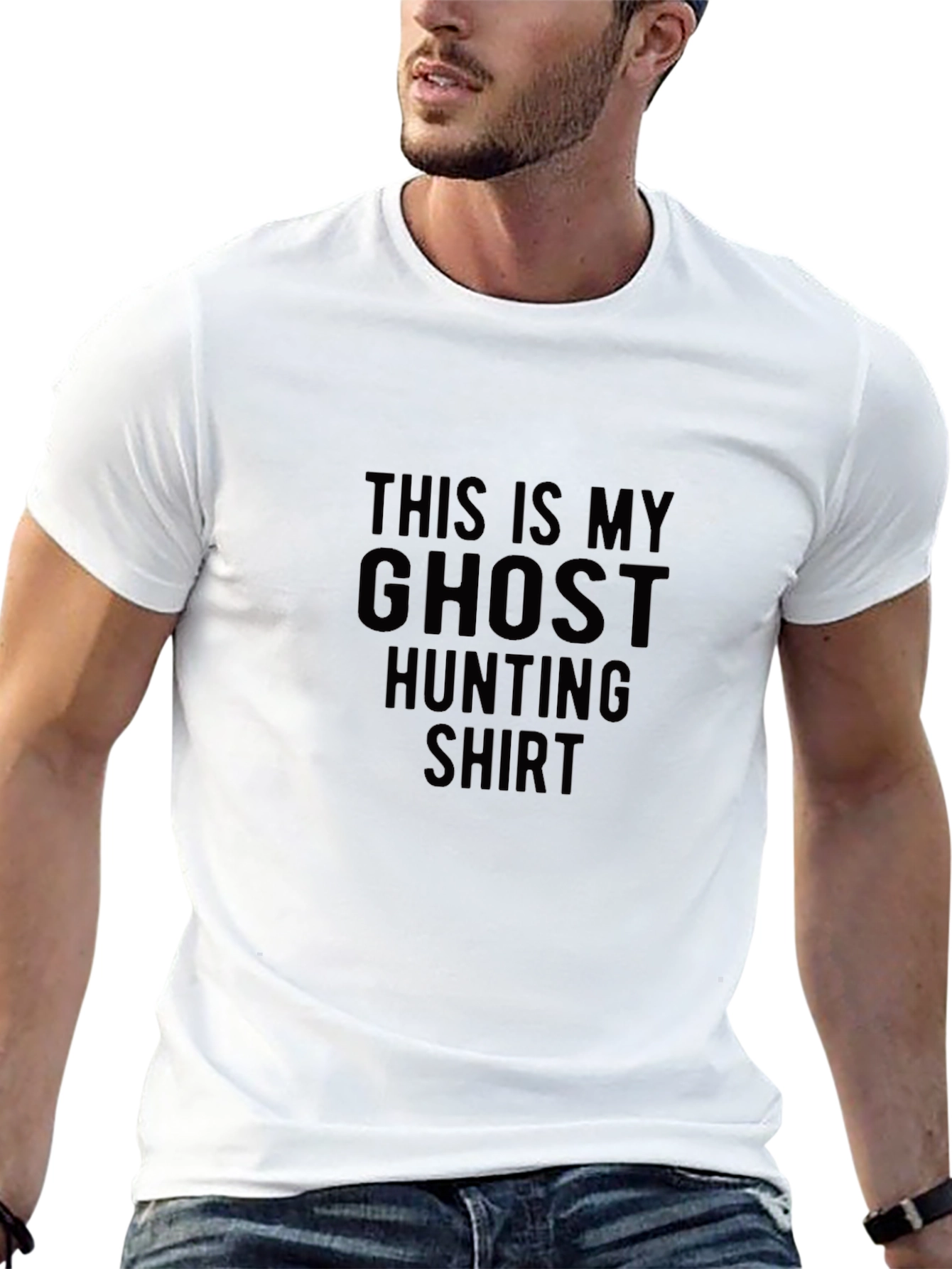 Camiseta Cazafantasmas Divertida para Hombre