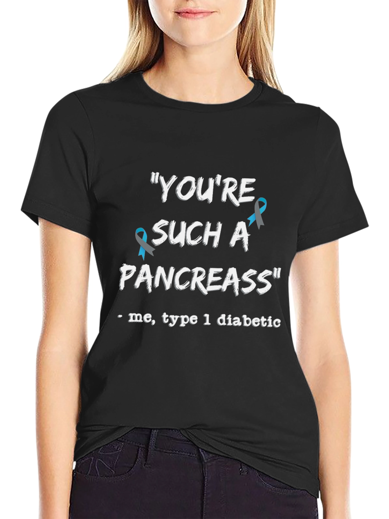 Camiseta Divertida Eres un Páncreas para Diabéticos Tipo 1