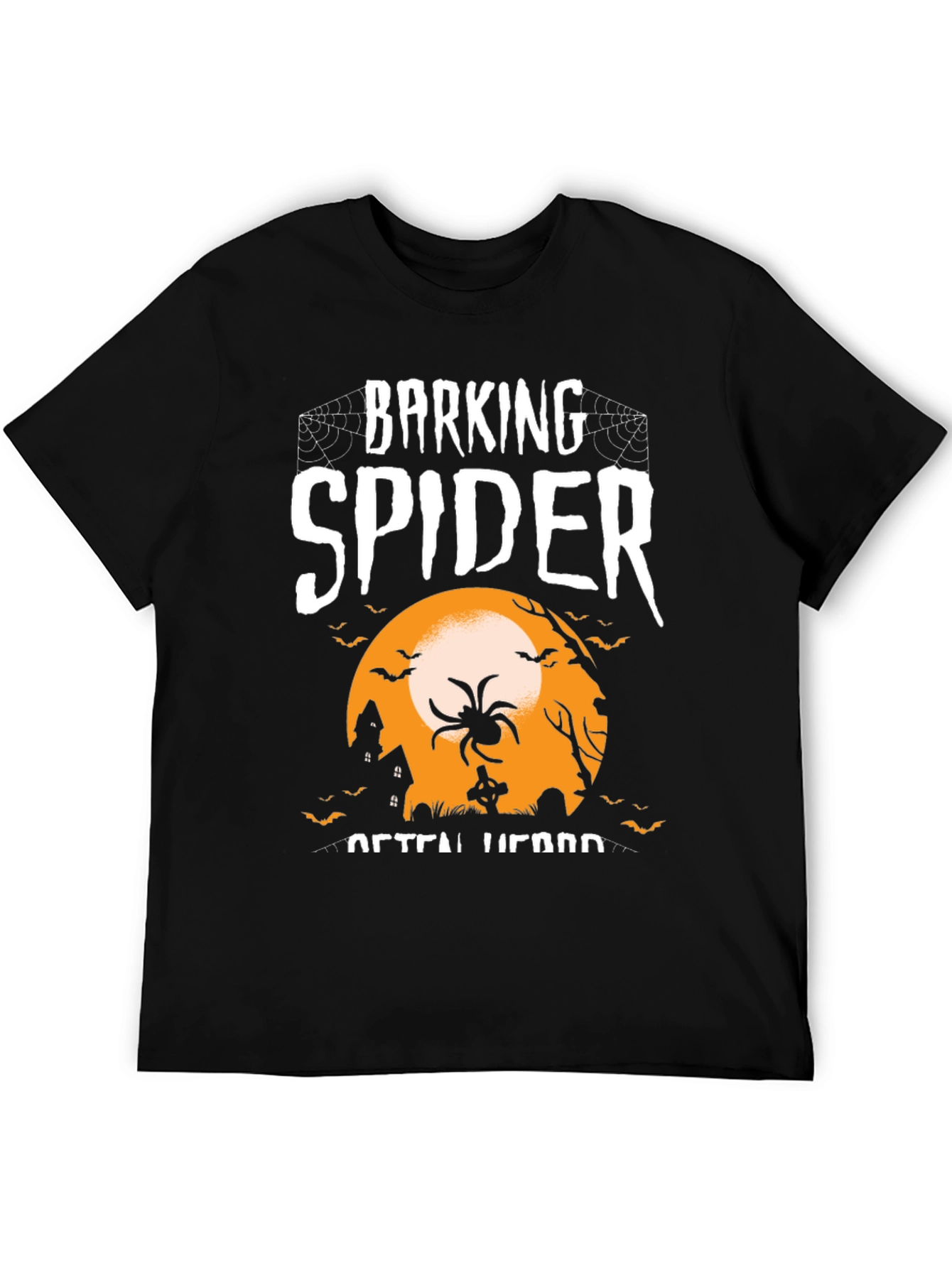 Camiseta Halloween Araña Ladrando