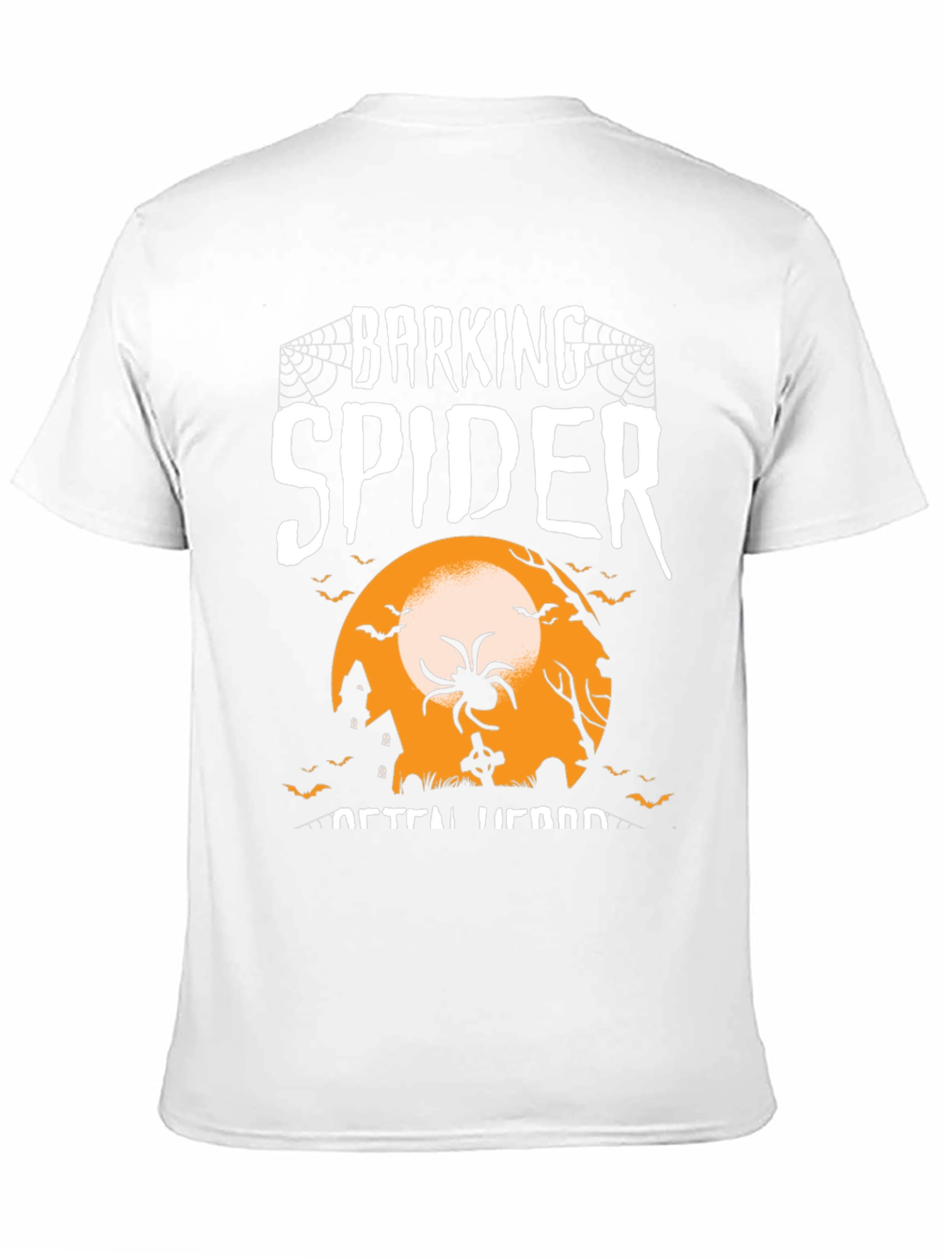 Camiseta Halloween Araña Ladrando