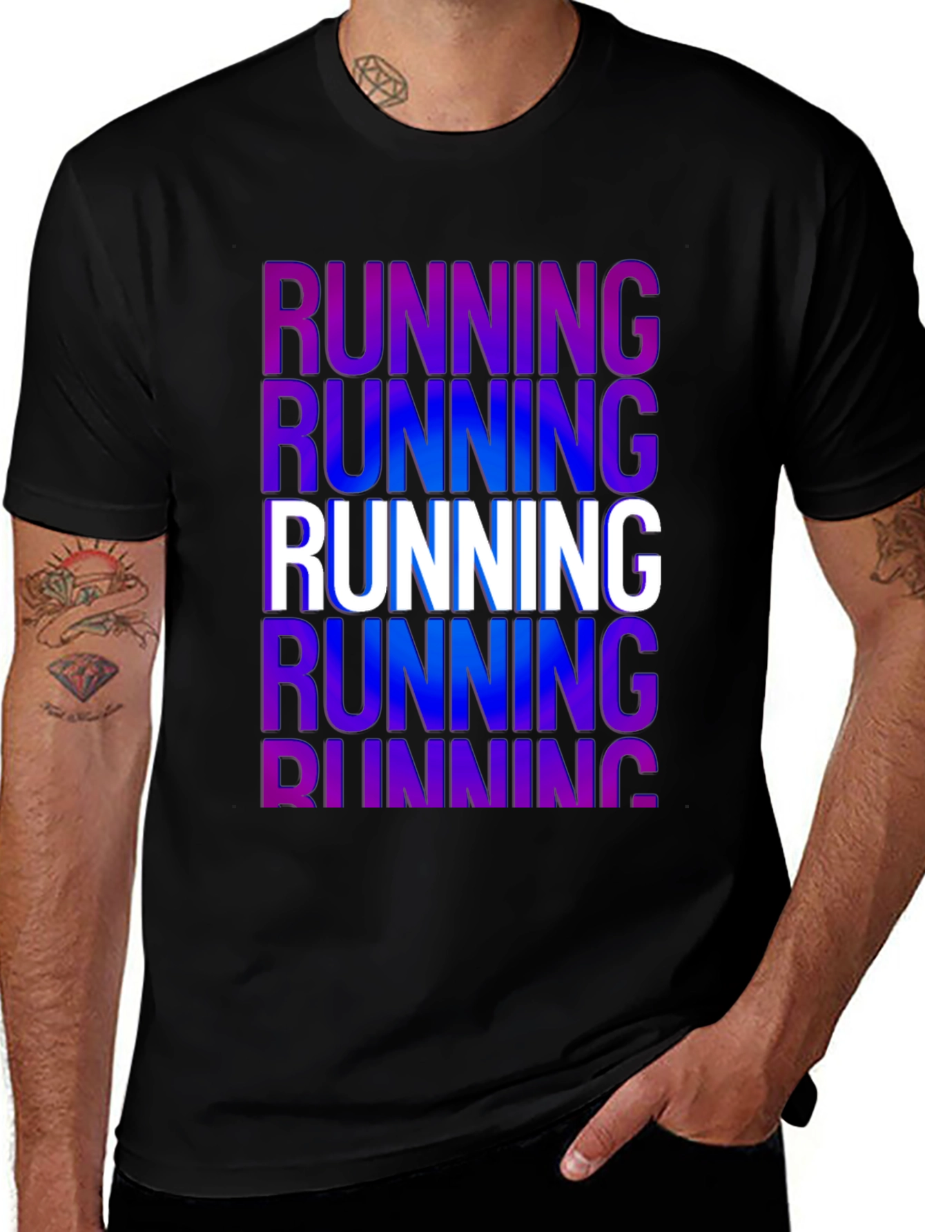 Camiseta Hombre Running Diseño Deportivo
