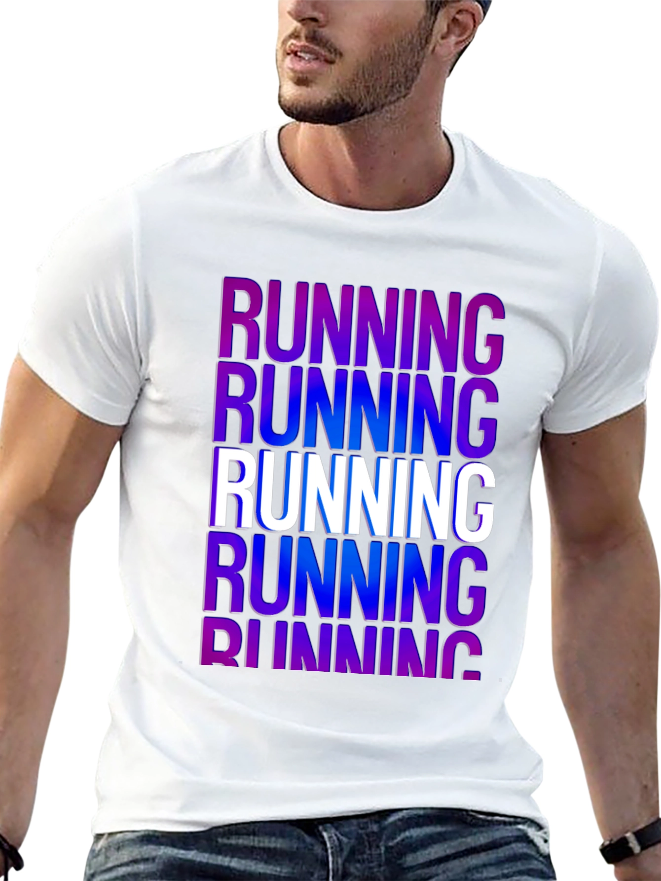 Camiseta Hombre Running Diseño Deportivo