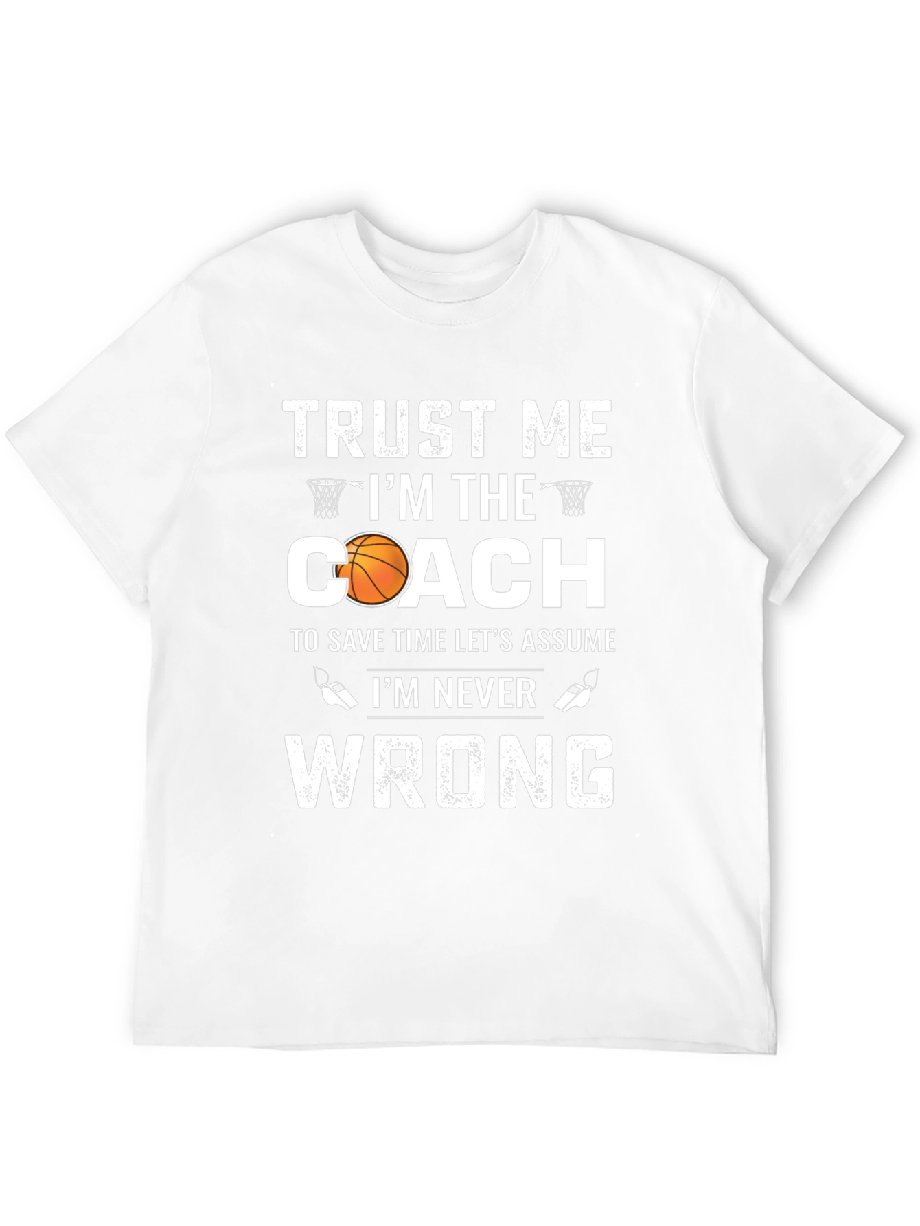 Camiseta de baloncesto - Entrenador siempre tiene la razón