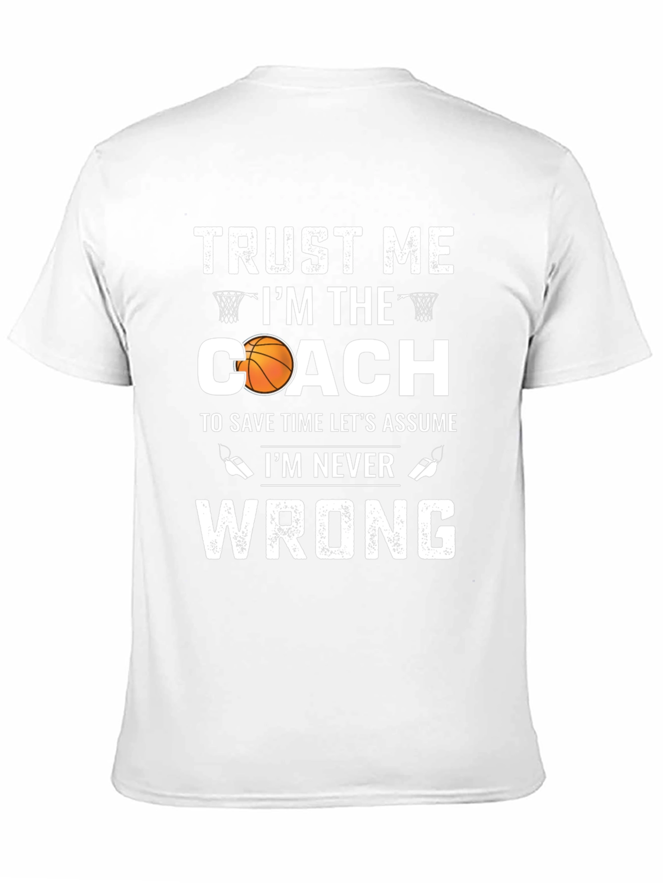 Camiseta de baloncesto - Entrenador siempre tiene la razón